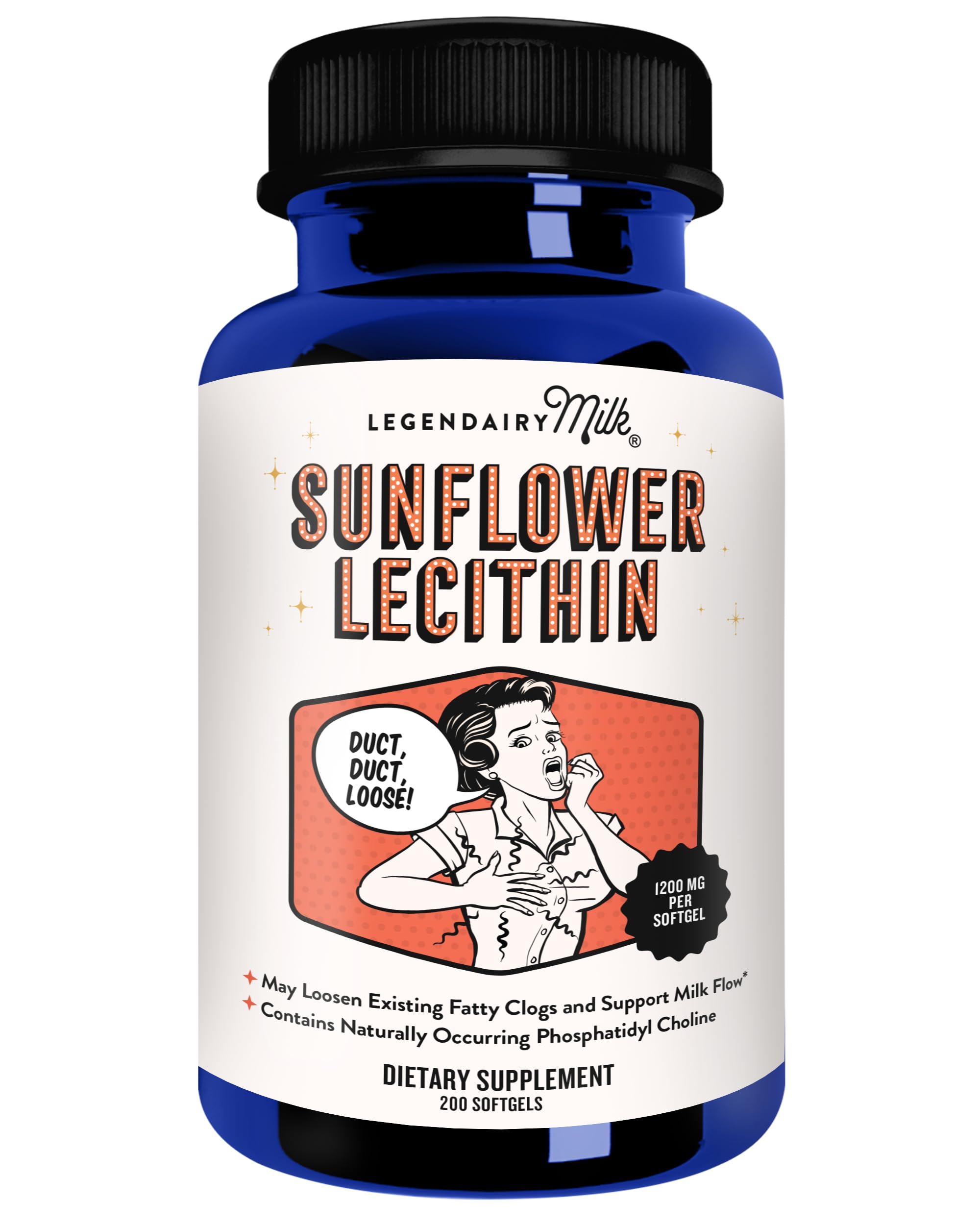 Legendairy Milk Sunflower Lecithin 1200mg, Lactation Support, Sunflower Lecithin Supplement for Clogged Milk Ducts Legendairy Milk buy supplements canada