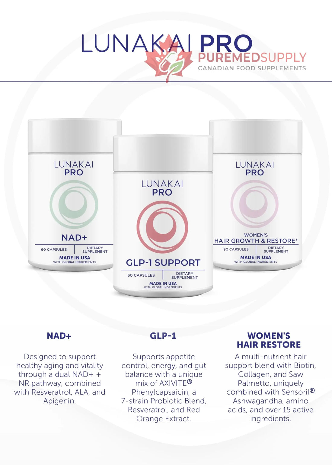 Lunakai PRO USA Made Methylene Blue Capsules Pharmaceutical Grade with Vitamin C, B6, B12 – 3rd-Party Tested Daily Brain & Focus Support Supplement for Humans, 60ct Lunakai buy supplements canada