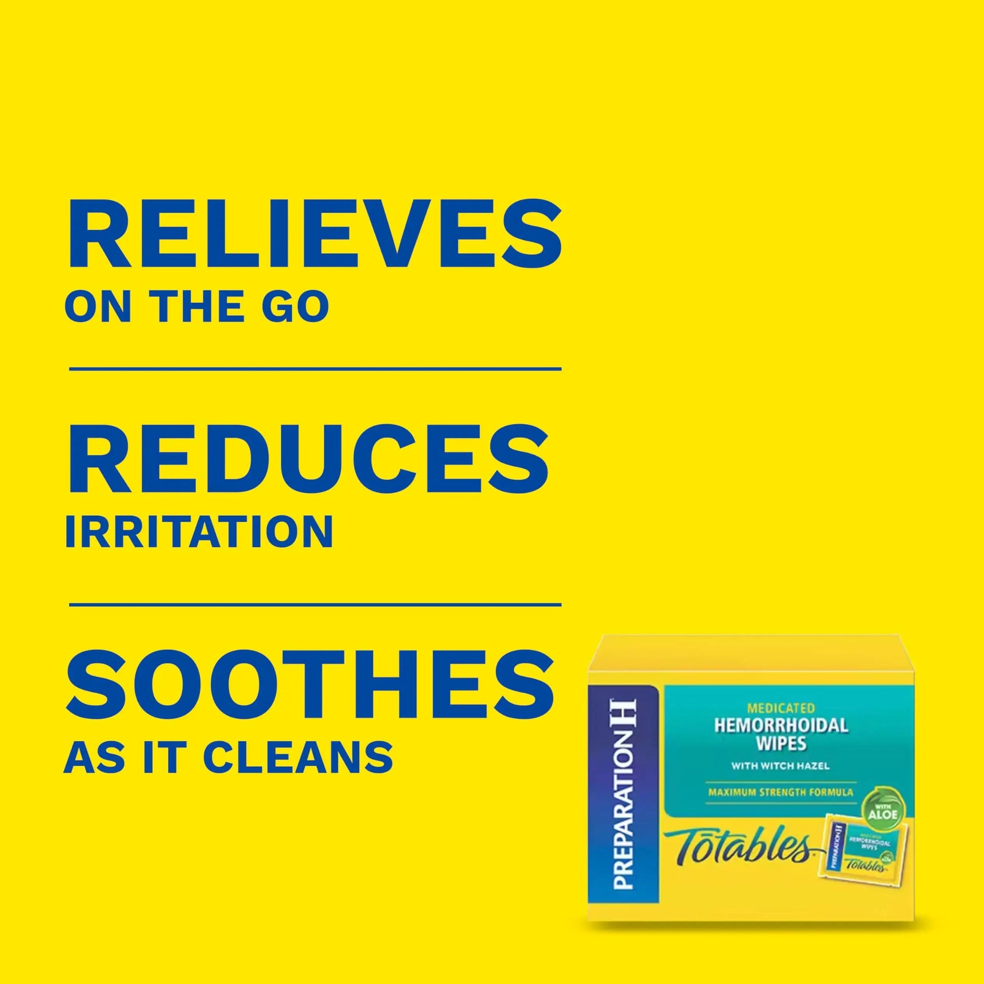Preparation H Hemorrhoid Flushable Wipes with Witch Hazel for Skin Irritation Relief - 96 Count Preparation H buy supplements canada