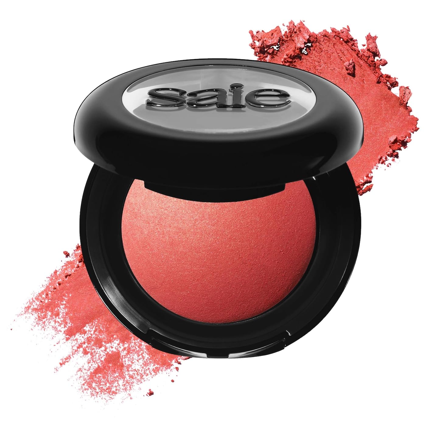 Saie Blush & Brush Duo - SuperSuede Baked Blush in Stella (.01 oz) & Powder Blush Brush - Talc-Free, Moisturizing Blush with Vegan, Fluffy Brush for Seamless Application Saie buy supplements canada