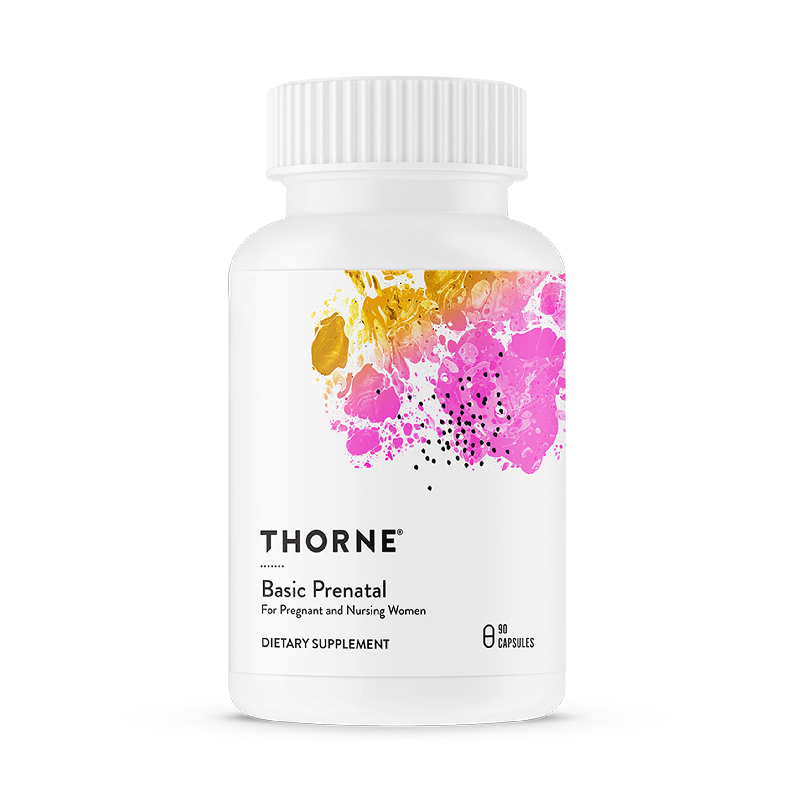 THORNE - Basic Prenatal - Well-Researched Folate Multi for Pregnant and Nursing Women Includes 18 Vitamins and Minerals, Plus Choline - Gluten, Dairy & Soy-Free - 90 Capsules - 30 Servings THORNE buy supplements canada