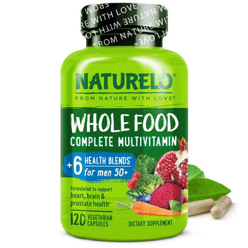 NATURELO Whole Food Multivitamin for Men 50+ - with Vitamins, Minerals, Organic Herbal Extracts - Vegan Vegetarian NATURELO buy supplements canada