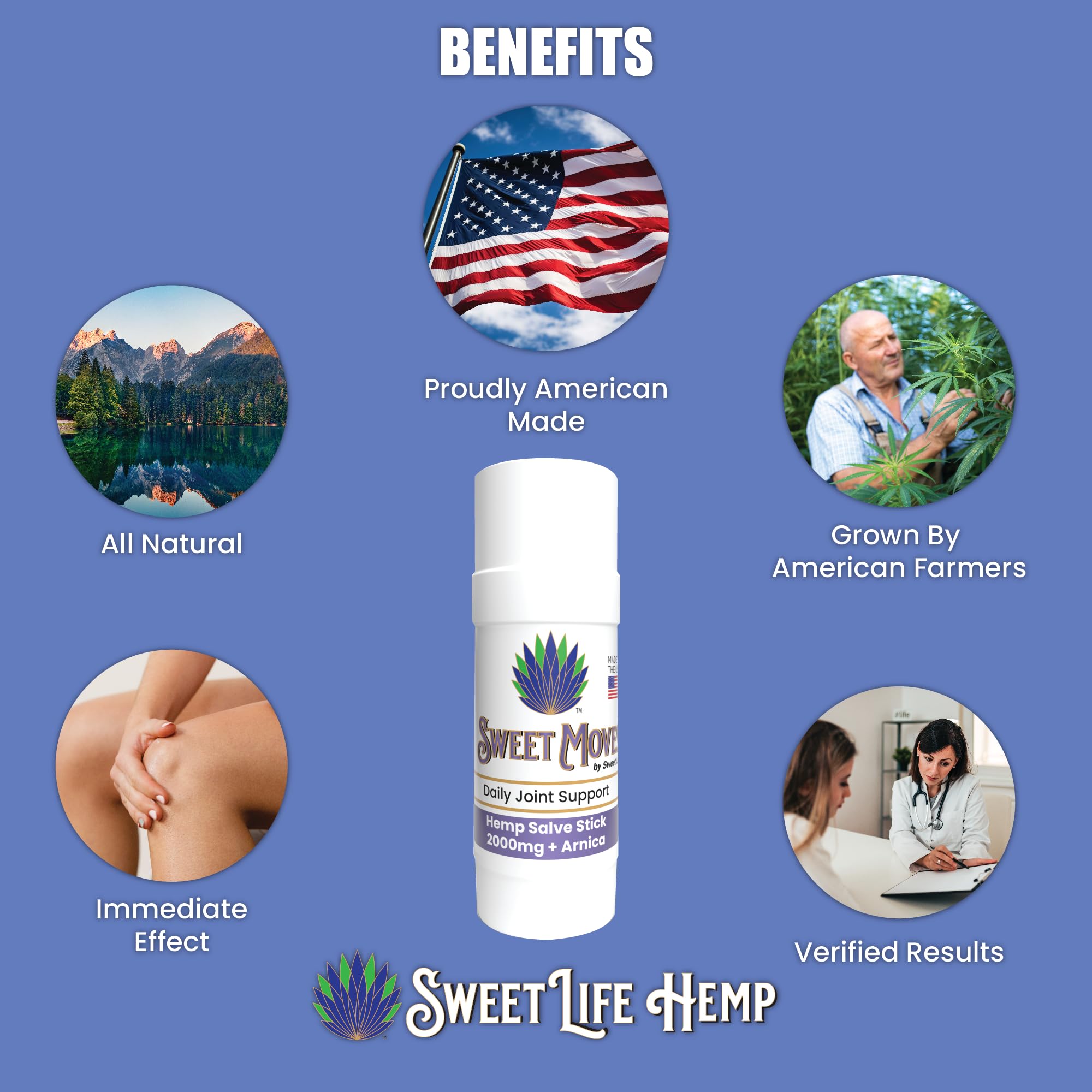 Sweet Life | Hemp Salve Stick | 2000mg | Small Business | Organic | Body Balm | Muscle Comfort Sweet Life buy supplements canada