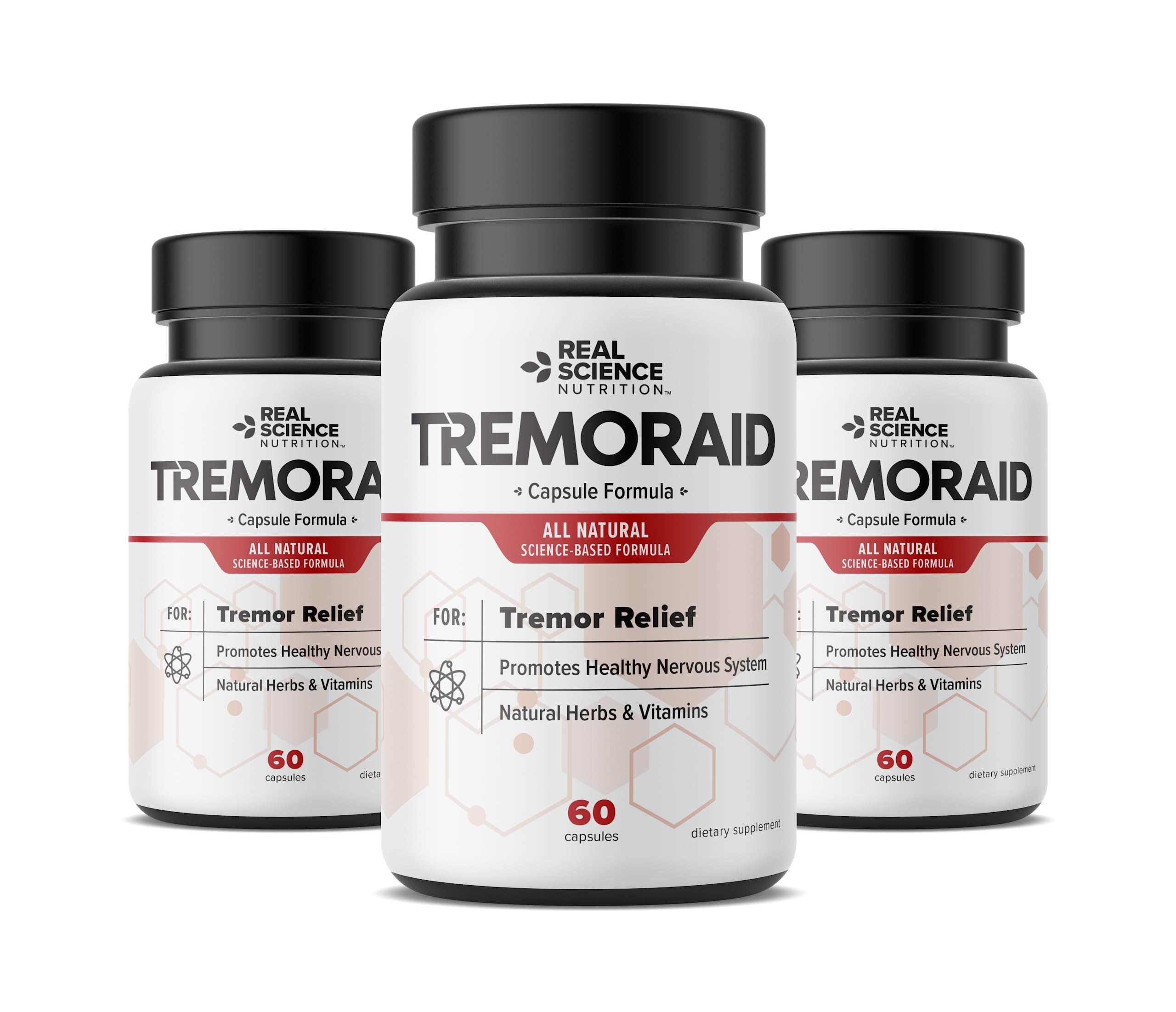 Tremoraid Essential Tremor Relief Supplements (60 Caps)* (3 Bottles) Tremoraid buy supplements canada