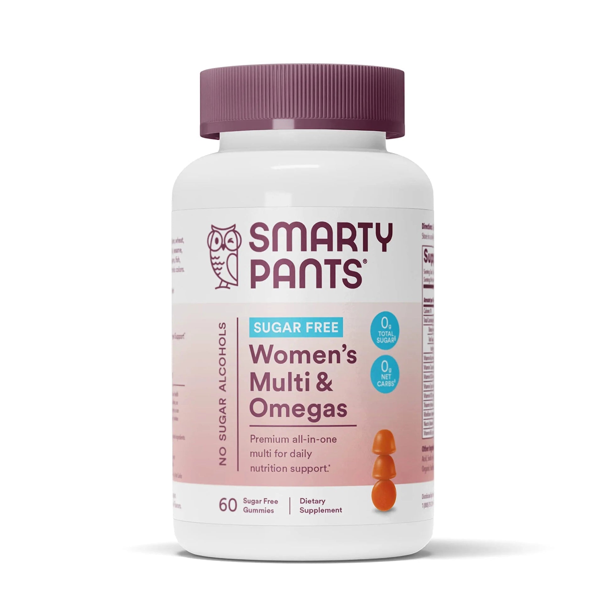 SmartyPants Women's Multivitamin Gummies, Sugar Free: Biotin, Methylfolate, Omega 3 (ALA), Vitamin D & Teen Guy Multivitamin Gummies: Omega 3 Fish Oil (EPA/DHA), Vitamin D3, C, Vitamin B12, B6 SmartyPants buy supplements canada