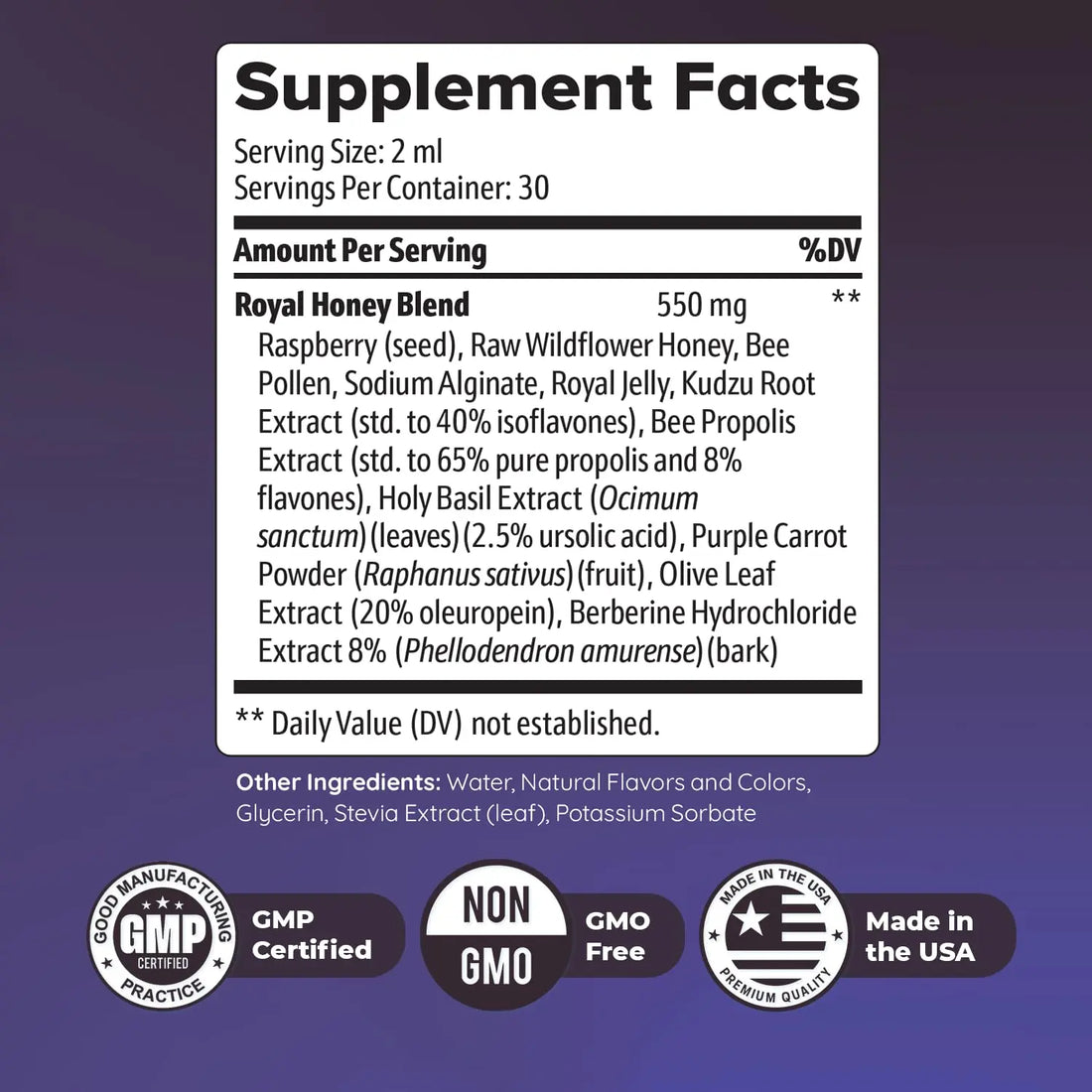 HoneyBurn Purple Honey – Natural Daily Supplement with 11 Plant & Bee-Based Ingredients – Supports Healthy Digestion & Balanced Body Routine – 60 ml, 30 Servings, 1 Month Supply Nature’s NutriWave buy supplements canada