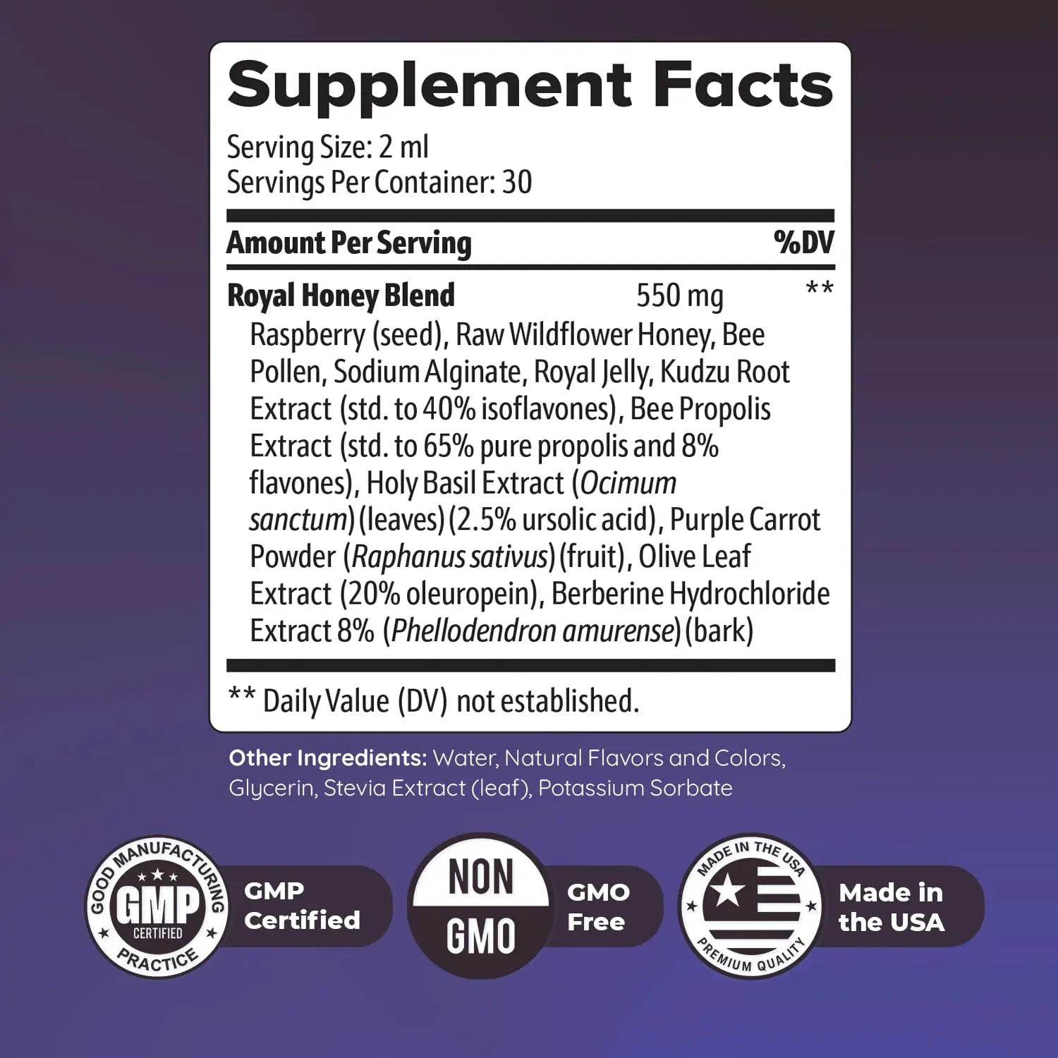 HoneyBurn Purple Honey – Natural Daily Supplement with 11 Plant & Bee-Based Ingredients – Supports Healthy Digestion & Balanced Body Routine – 60 ml, 30 Servings, 1 Month Supply Nature’s NutriWave buy supplements canada