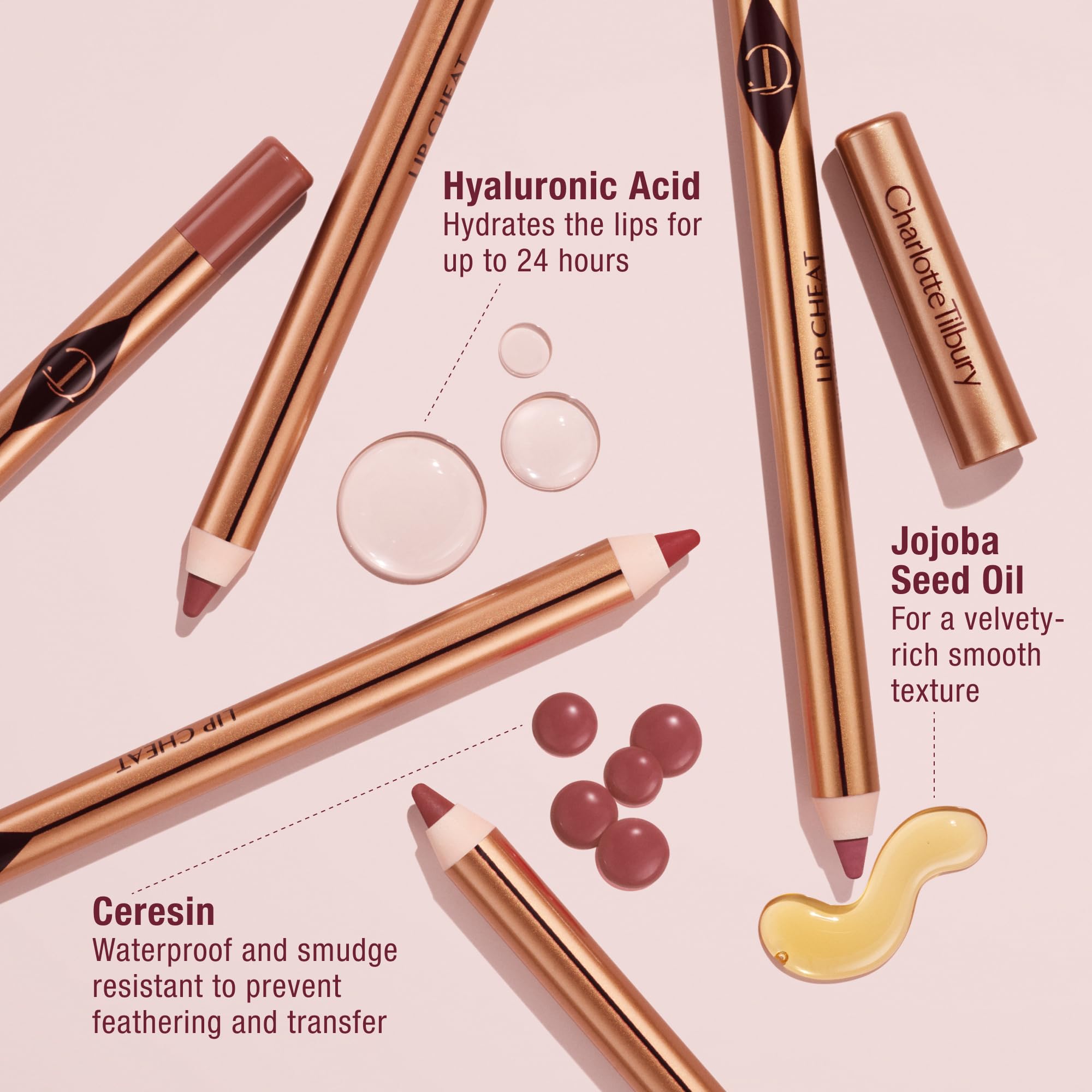 Charlotte Tilbury Lip Cheat Lip Liner Pencil - Gives Lips a Fuller-Looking, Defined Pout - Enriched with Jojoba Oil & Hyaluronic Acid - Waterproof, Smudge-Proof & Transfer-Proof - Pillow Talk Medium Charlotte Tilbury buy supplements canada