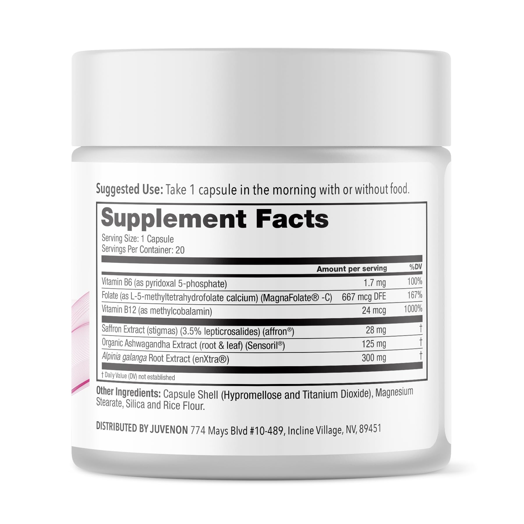 Juvenon Menopause Supplements for Women Mood Support, Hot Flashes Relief, Peri-Menopausal Support, Hormone Balance, Promote Calm, Energy, Clarity, Sleep, Natural Herbal Supplement, (30 Capsules) Juvenon buy supplements canada