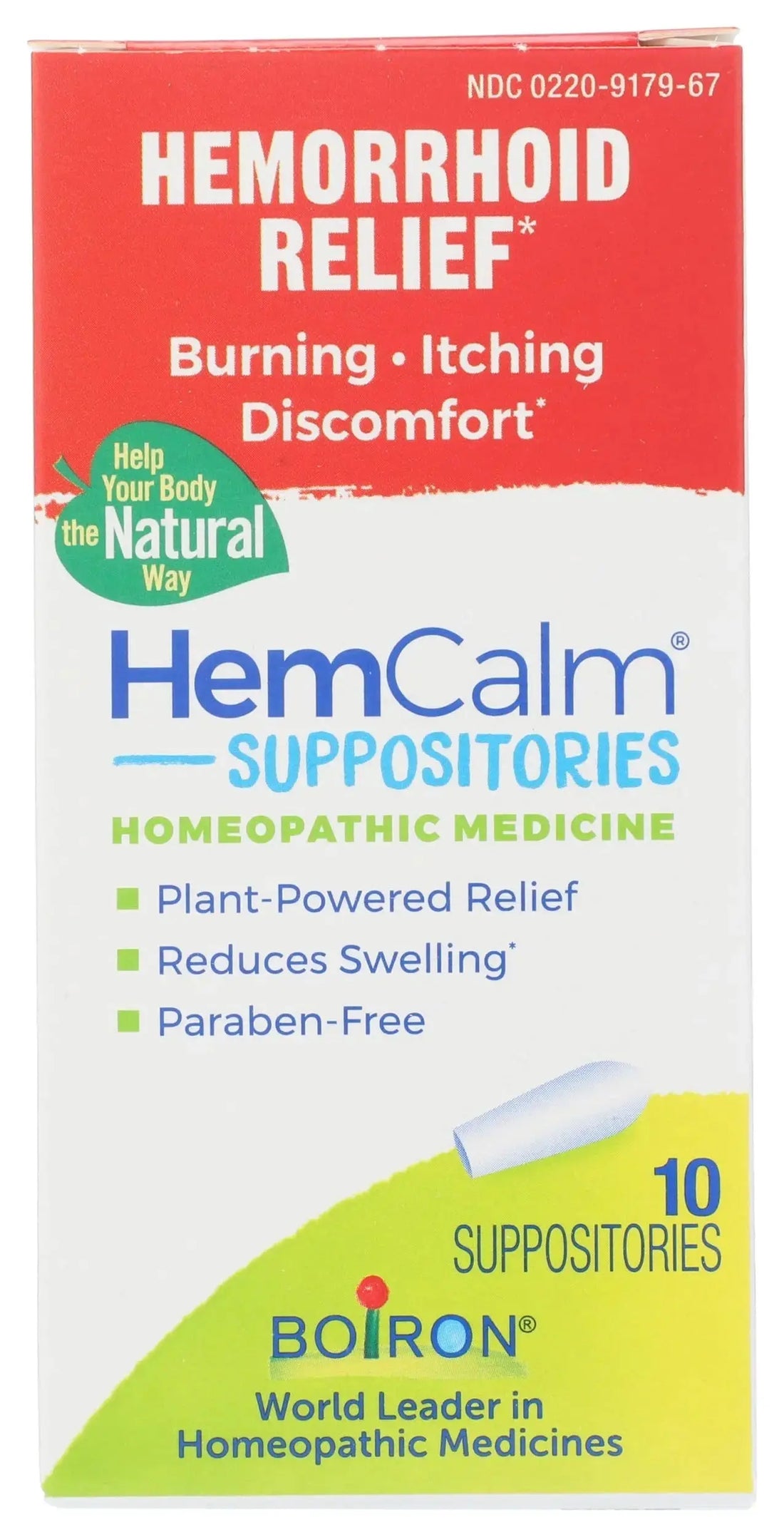 Boiron HemCalm Suppositories for Hemorrhoid Relief of Pain, Itching, Swelling or Discomfort - 10 Count Boiron buy supplements canada