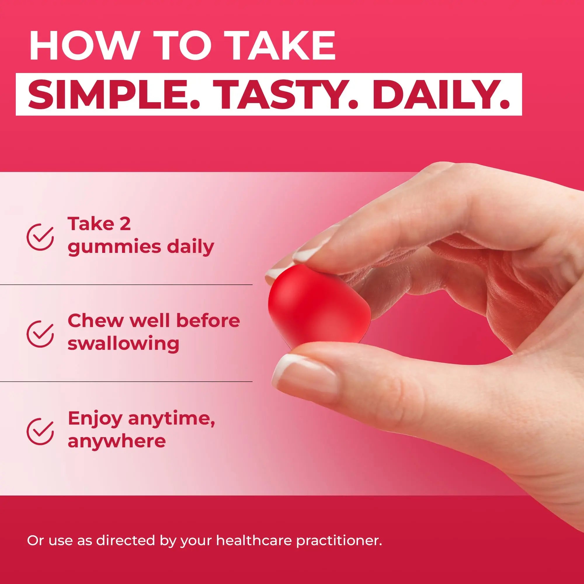 Ollyoo Multivitamin Gummies for Adults | Cherry & Strawberry Flavor | Great Source of Vitamin A & Essential Nutrients | Ollyoo buy supplements canada