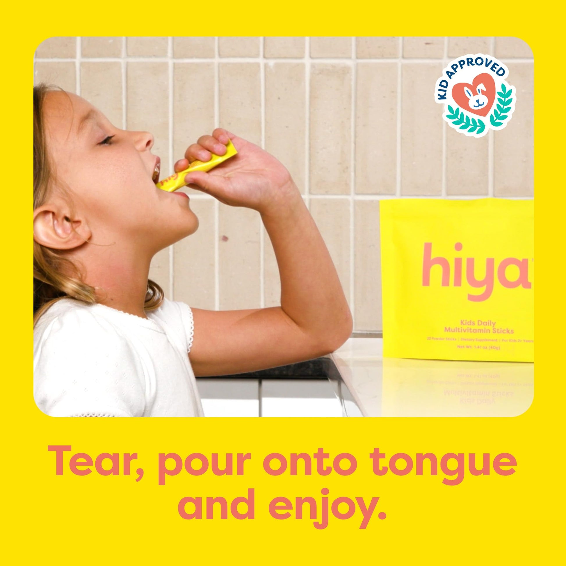 Hiya Kids Multivitamin – 15+ Essential Vitamins & Minerals with Fruits & Veggies for Ages 2+, Supports Growth, Development & Immune HIYA buy supplements canada