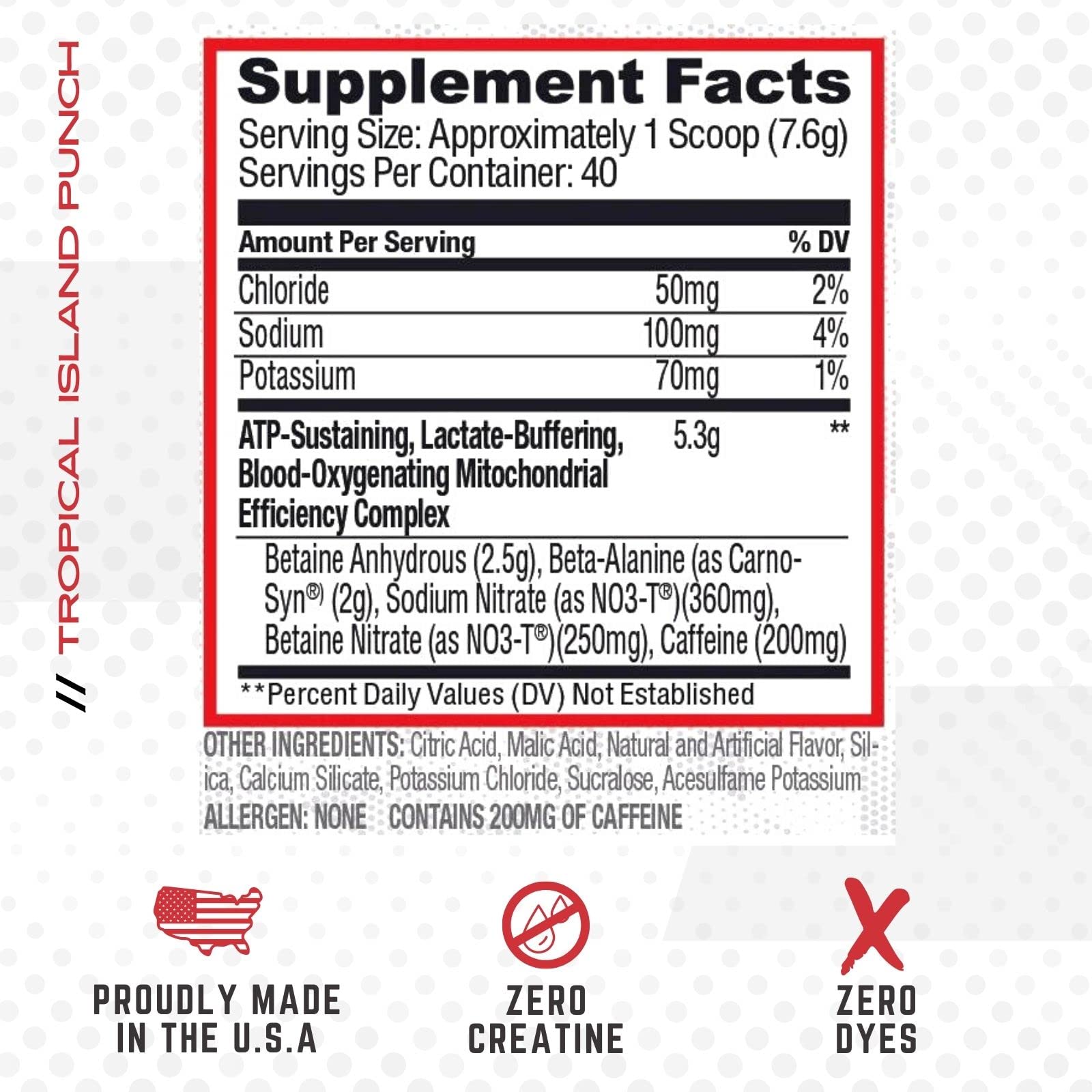 Purus Labs CONDENSE PreWorkout Powder, 40 Servings (Tropical Island Punch) Purus Labs buy supplements canada