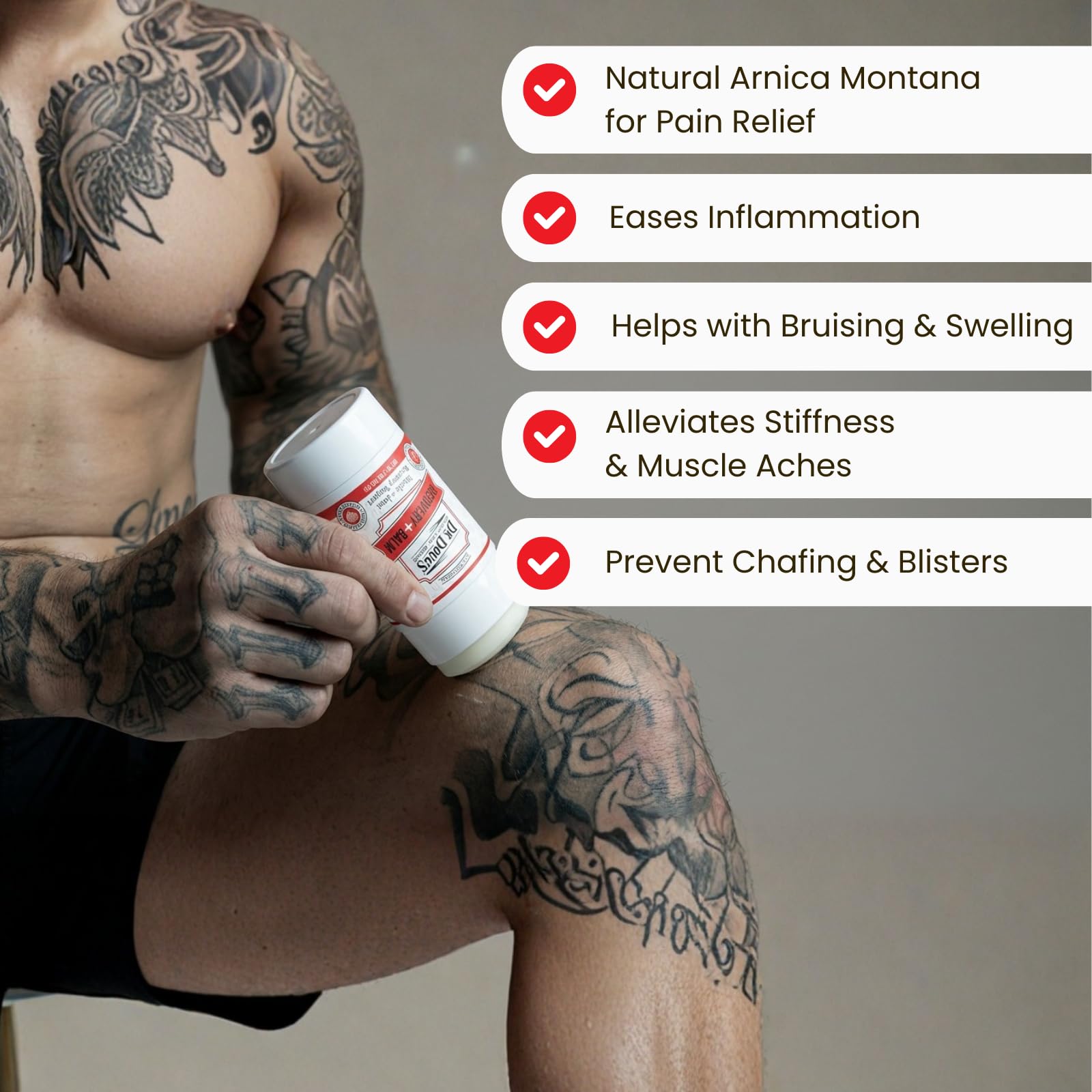 Dr. Doug's Recovery Balm – Organic Arnica & Magnesium Topical Rub – Soothing Support Lotion for Active Muscles, Joints, & Skin – Dermatologist Approved, Handmade in USA, Organic 2 oz Twist-Up Stick Dr. Doug's buy supplements canada