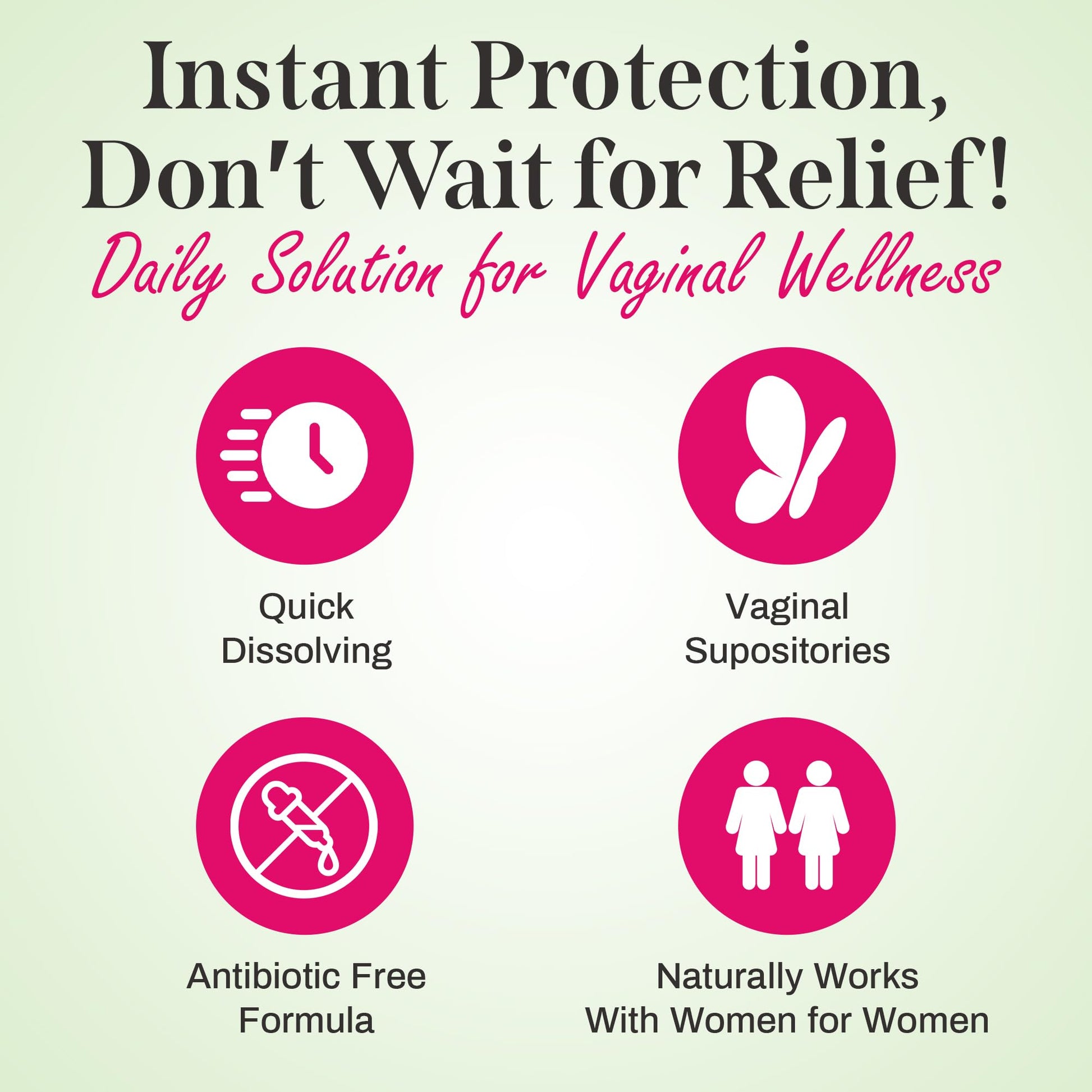 Gynacan Boric Acid Suppositories for Women - pH Balance Vaginal Treatment for Women Odor Prevention, Pure Formula, No-Mess Applicator, Gentle & Effective Gynacan buy supplements canada