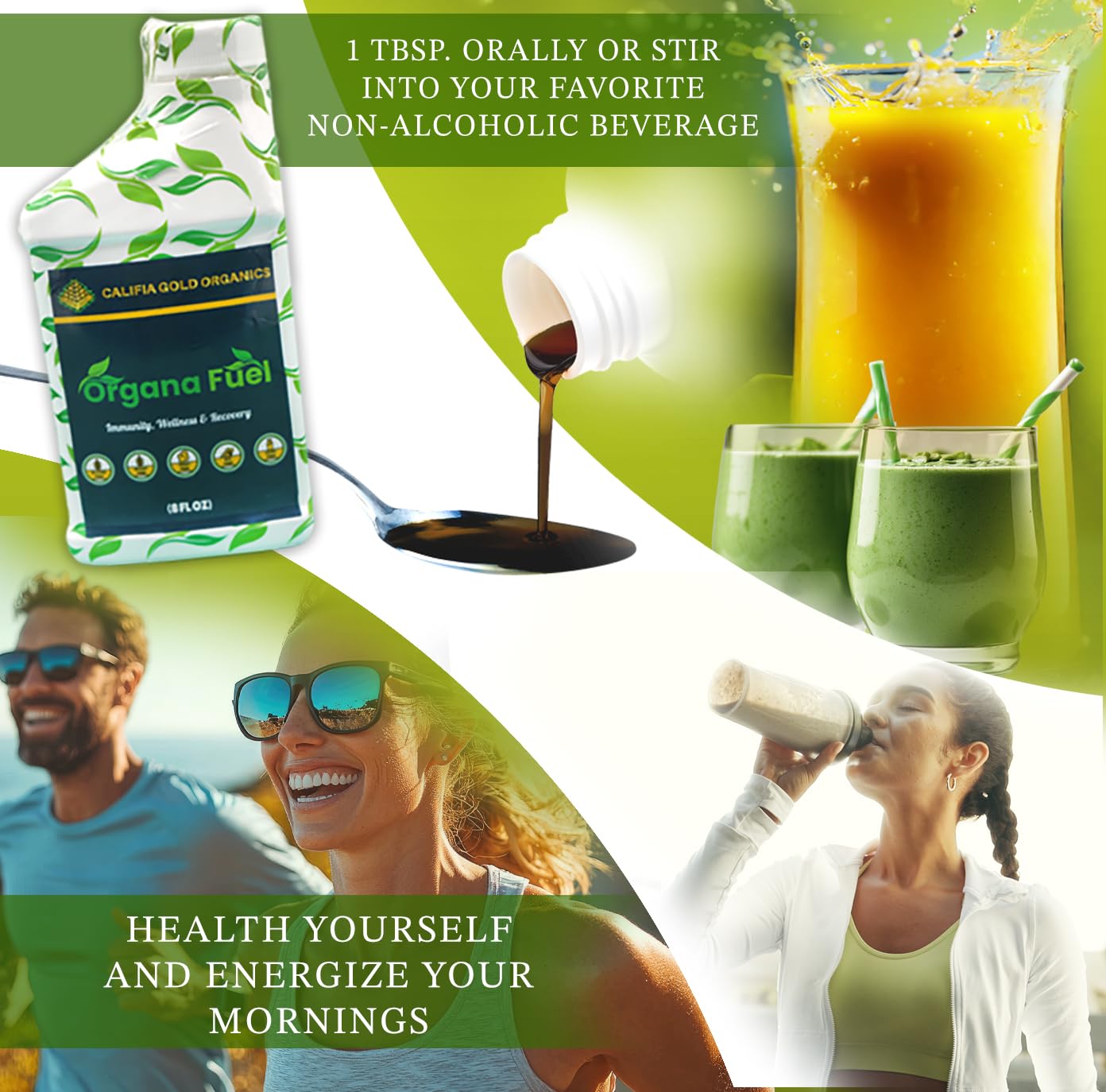 Organa Fuel 30-Day Supply: Advanced Liquid Immune Support Supplement, Supports Cellular, Gut & Organ Health, Vitamins, Minerals, Superfoods, Antioxidant. for Adults & Kids 12+ - 8 fl oz (Pack of 1) Organa Fuel buy supplements canada