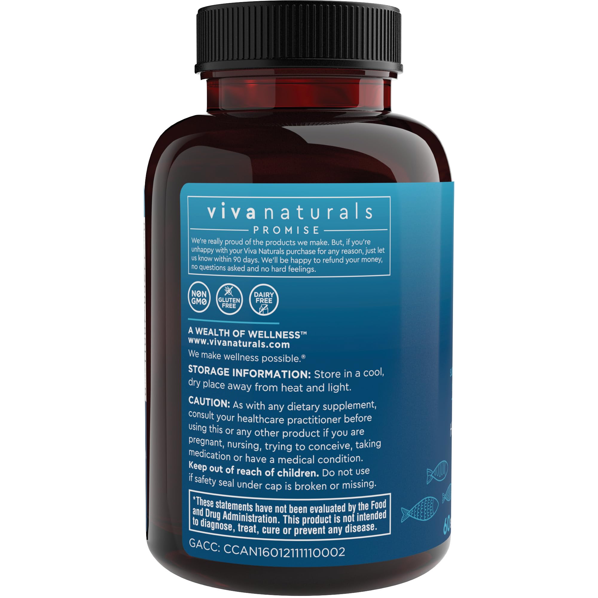 Viva Naturals Triple Strength Omega 3 Fish Oil Supplement - 2200 mg Wild Caught Viva Naturals buy supplements canada