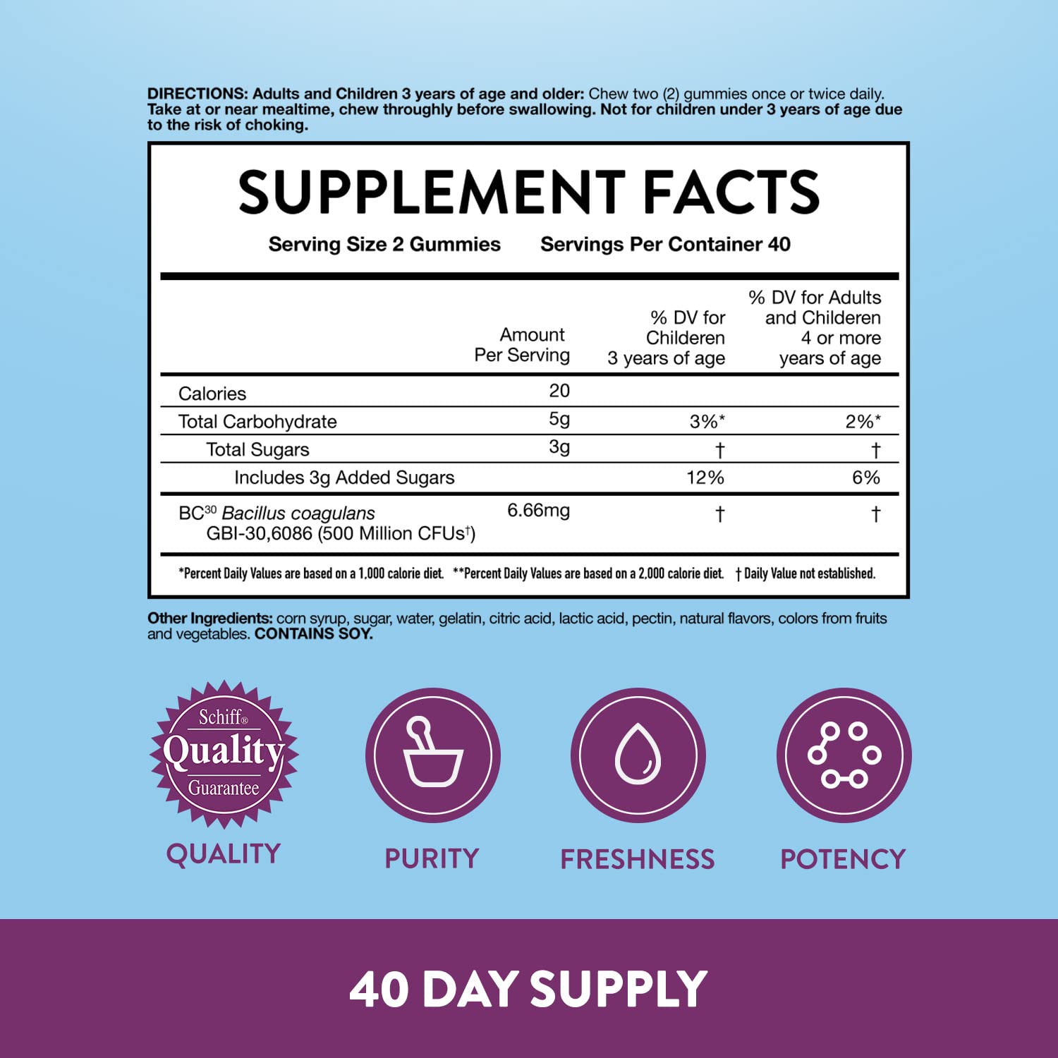 Vitafusion Fiber Well Sugar Free Fiber Supplement & Digestive Advantage Probiotic Vitafusion buy supplements canada