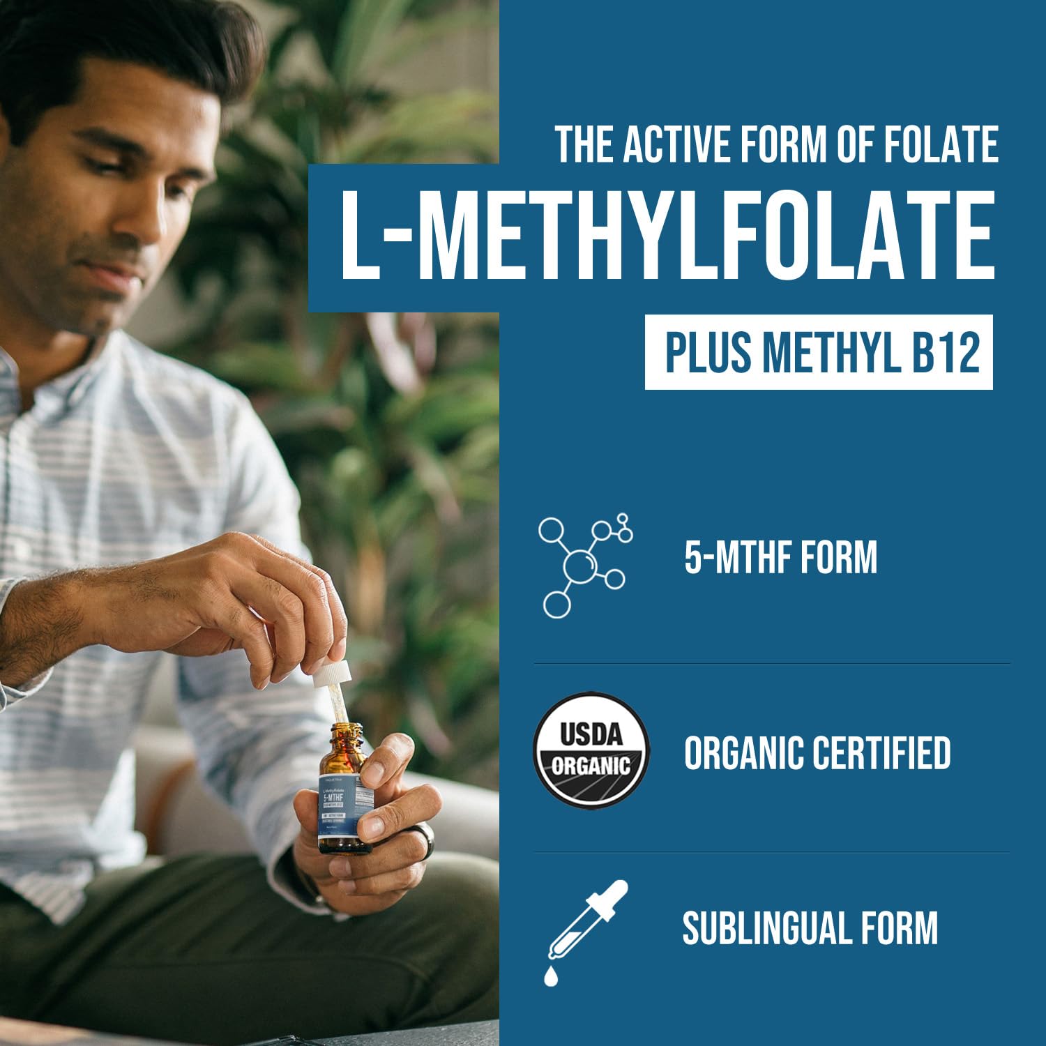 Organic Methyl Folate 1000 mcg + Methyl B12 Cofactor (300 Servings) – Metabolically Active 5-MTHF Form, Organic Berry Flavor Triquetra Health buy supplements canada