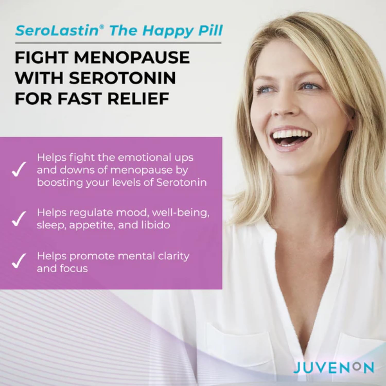 Juvenon Menopause Supplements for Women Mood Support, Hot Flashes Relief, Peri-Menopausal Support, Hormone Balance, Promote Calm, Energy, Clarity, Sleep, Natural Herbal Supplement, (30 Capsules) Juvenon buy supplements canada