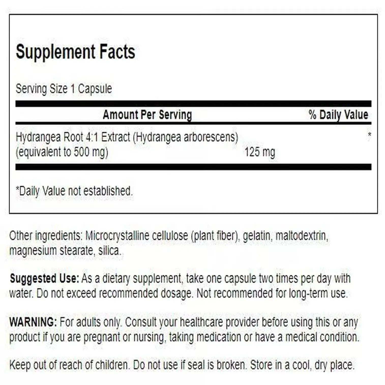 Swanson Hydrangea Root Extract - Herbal Supplement Promoting Traditional Urinary Tract Health - May Support Prostate Health for Men - (90 Capsules) Swanson buy supplements canada