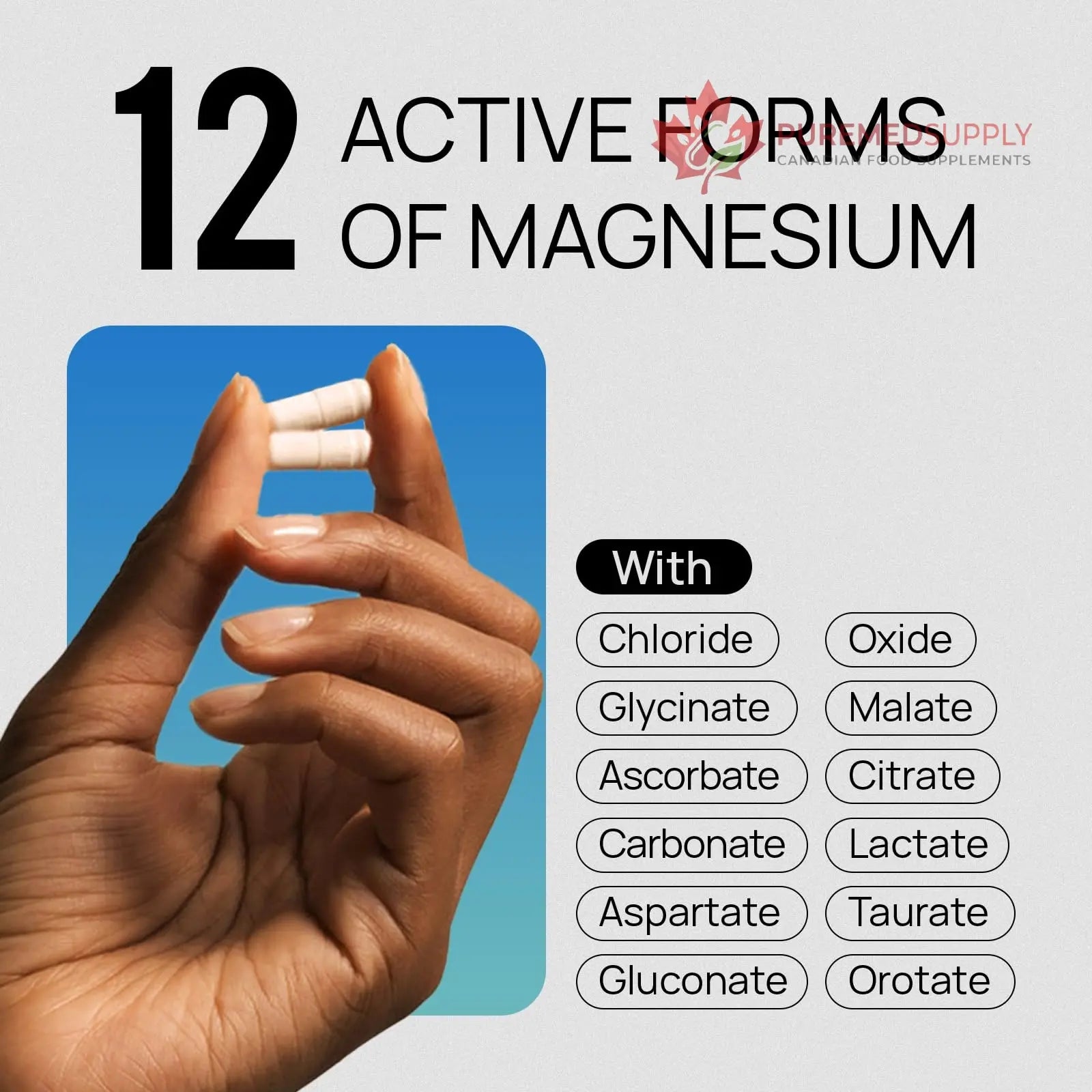 18 in 1 Magnesium Complex for Women and Men | Liposomal Magnesium Supplement with Glycinate, Citrate, Malate, Taurate, D3 & K2 | High Absorption for Muscle, Sleep, Bone, Nerve Support | 90 Capsules Selerb buy supplements canada