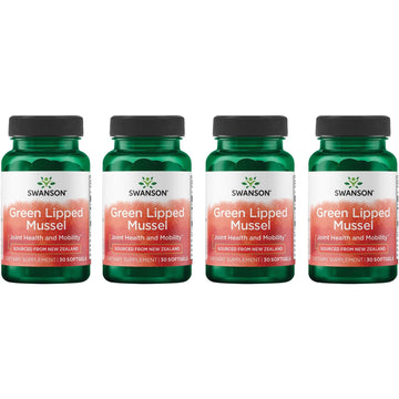 Swanson New Zealand Green Lipped Mussel Oil 30 Sgels (4 Pack) Swanson buy supplements canada