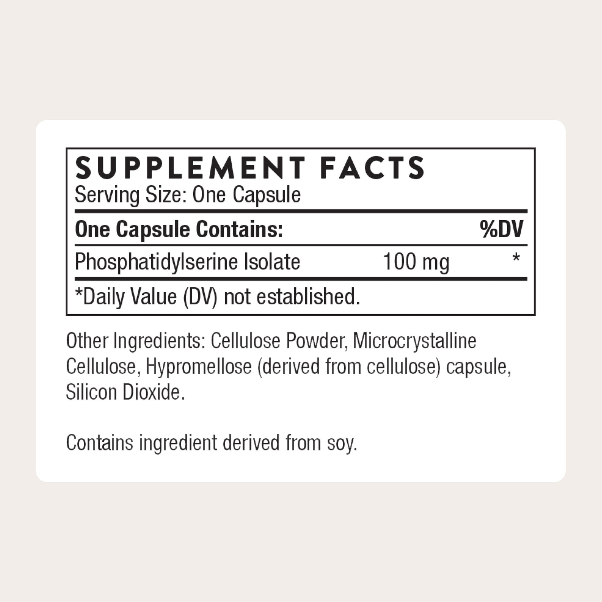 THORNE - Phosphatidylserine - Supports Healthy Brain Function, Memory & Focus - Helps Regulate Cortisol During Stress THORNE buy supplements canada