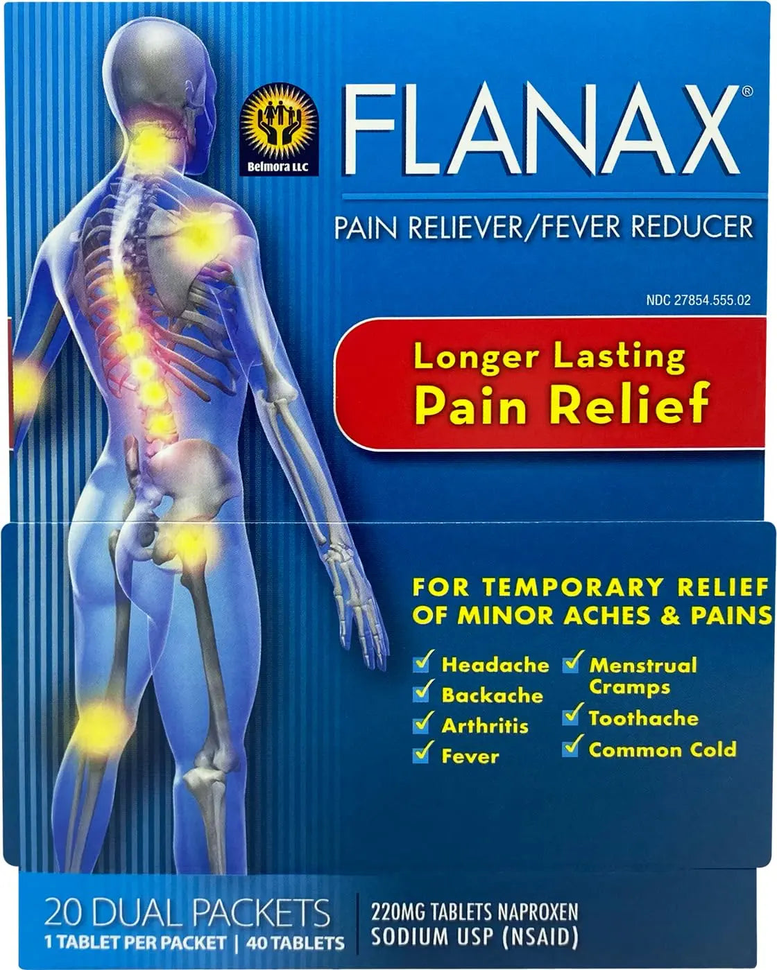 Flanax Pain Reliever Tablets 2ct Retail Dispenser Flanax buy supplements canada