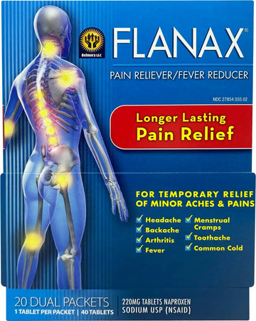 Flanax Pain Reliever Tablets 2ct Retail Dispenser Flanax buy supplements canada
