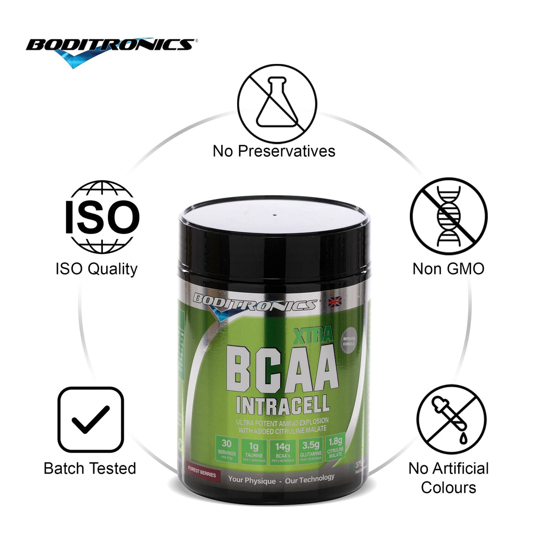 Boditronics BCAA Intracell Xtra Intra Workout Protein Powder, Branched Chain Amino Acid Supplement Boditronics buy supplements canada