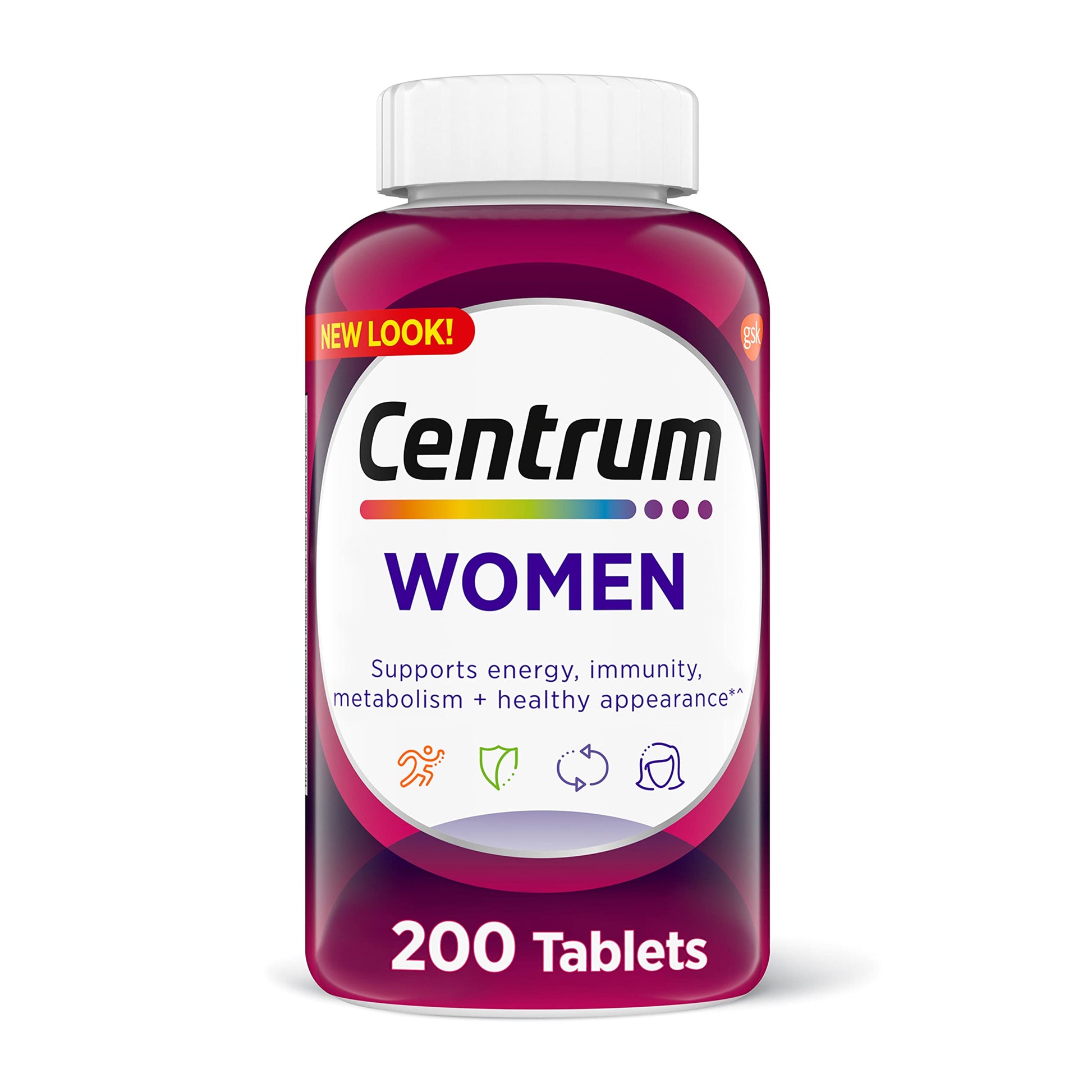 Centrum Multivitamin Tablet for Women, Multivitamin/Multimineral Supplement with Iron, Vitamin D3, B Vitamins and Antioxidant Vitamins C and E Centrum buy supplements canada