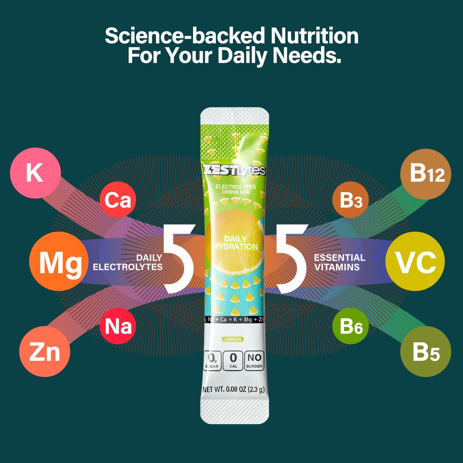 ZestLytes 40 Sticks Low Sodium Sugar Free & 0 Calorie Electrolyte Hydration Packets, Lightly Sweet Electrolyte Powder Drink Mix, Liquid Daily IV Flavors | Lemon Orange Peach Grapefruit ZestLytes buy supplements canada