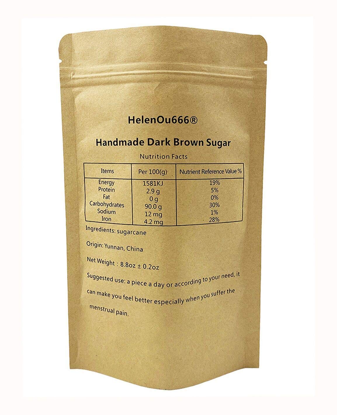 Yunnan specialty: handmade dark brown sugar for relieving the pain during menstrual HELENOU666 buy supplements canada
