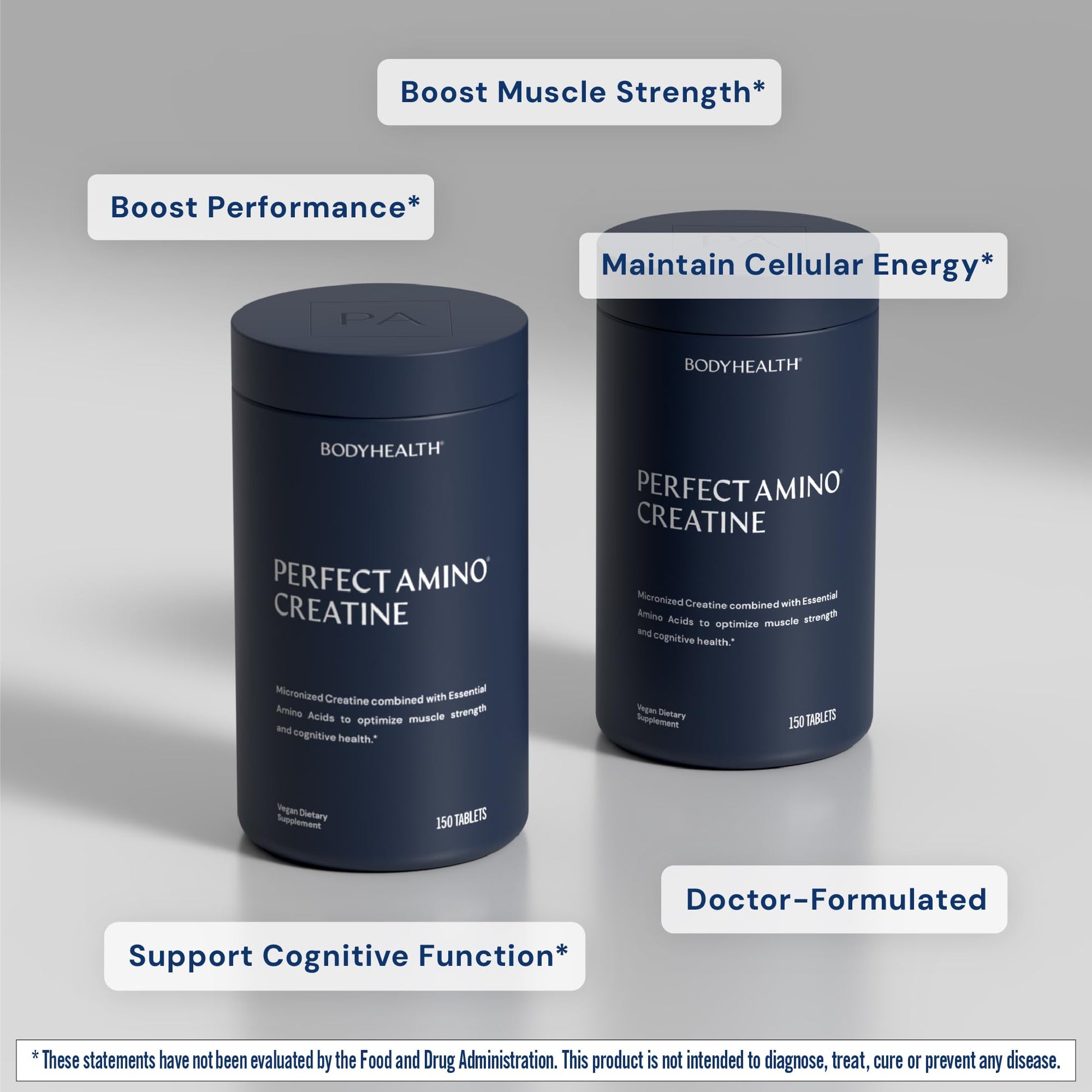 BodyHealth Creatine Monohydrate Tablets – Vegan Pre Workout Supplement with PerfectAmino, BCAAs & EAAs – Keto-Friendly, Muscle Recovery & Energy Support – 5g Creatine Equivalent per Serving BodyHealth buy supplements canada