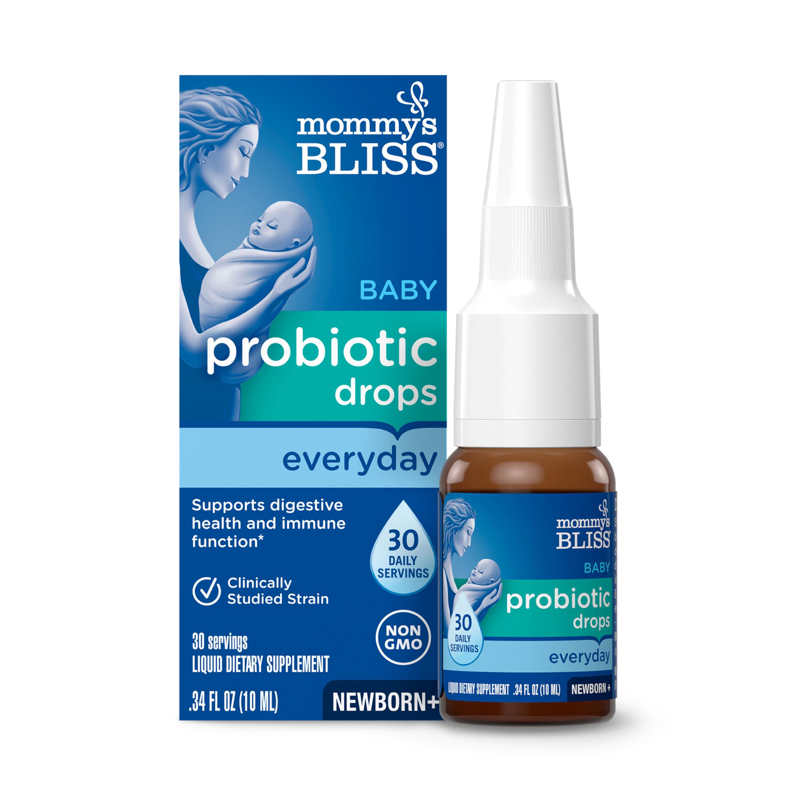 Mommy's Bliss Baby Probiotic Drops Everyday - Gas, Constipation, Colic Symptom Relief - Newborns & Up Mommy's Bliss buy supplements canada