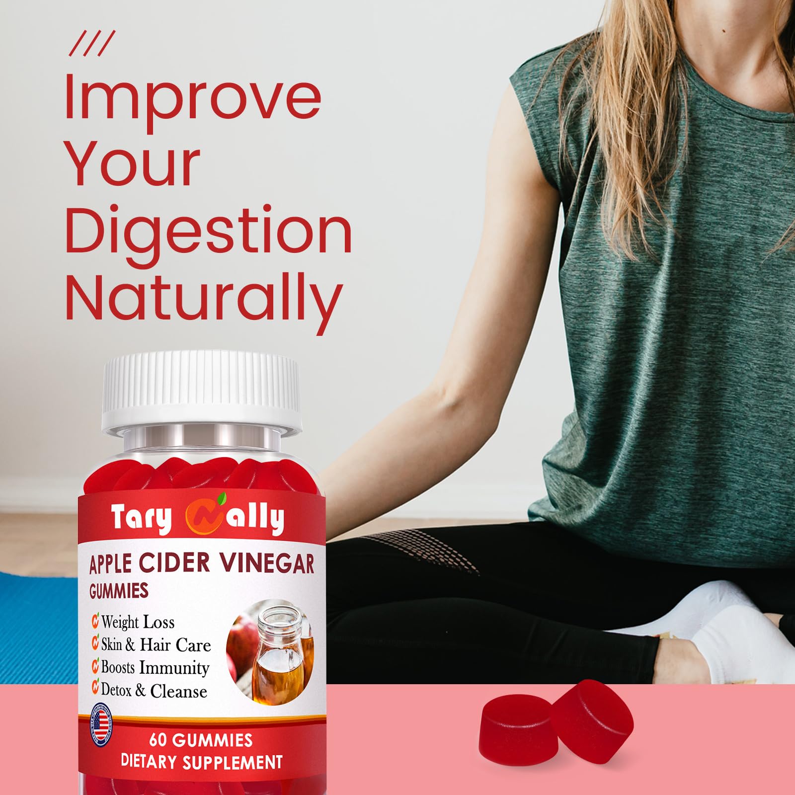 Apple Cider Vinegar Gummies Keto ACV Gummies for Weight Loss and Belly Fat Tary Nally buy supplements canada
