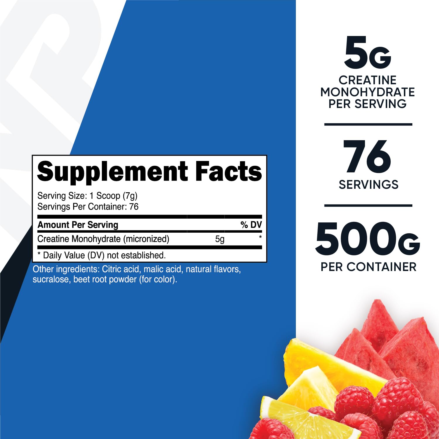 Nutricost Creatine Monohydrate Powder (Fruit Punch, 500 Gram) Nutricost buy supplements canada
