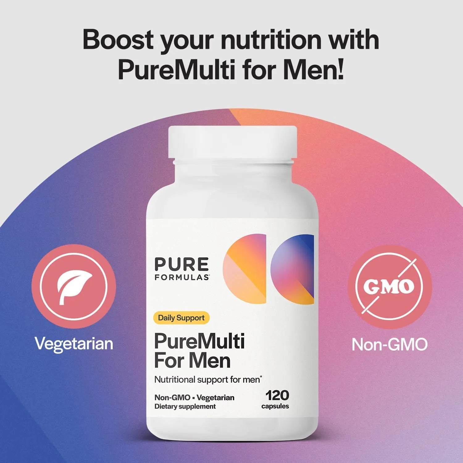 PureFormulas PureMulti for Men - Daily Comprehensive Multivitamin for Men's Health, Vitality, Energy, Focus, & Performance. Mens Vitamins A, C, D, E, & B12 PureFormulas buy supplements canada