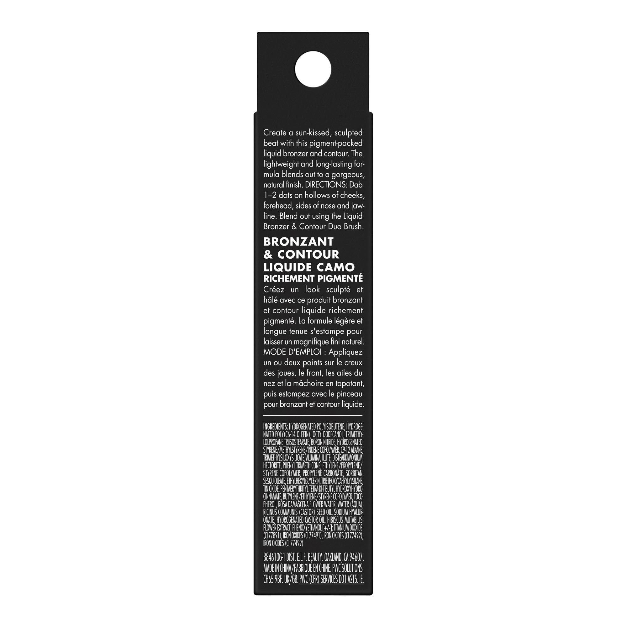 e.l.f. Camo Liquid Bronzer & Contour, Silky Highly Pigmented Formula, Creates a Long-Lasting Bronzed Glow & Natural Look, Vegan & Cruelty-Free, 2 Fair/Light e.l.f. buy supplements canada