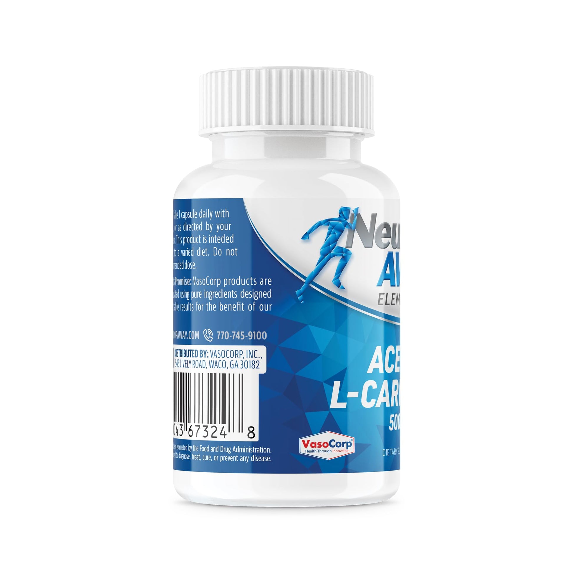 NeuropAWAY Elements Acetyl L-Carnitine 500mg 60ct Acid Resistant Capsules (60 500mg NeuropAWAY buy supplements canada