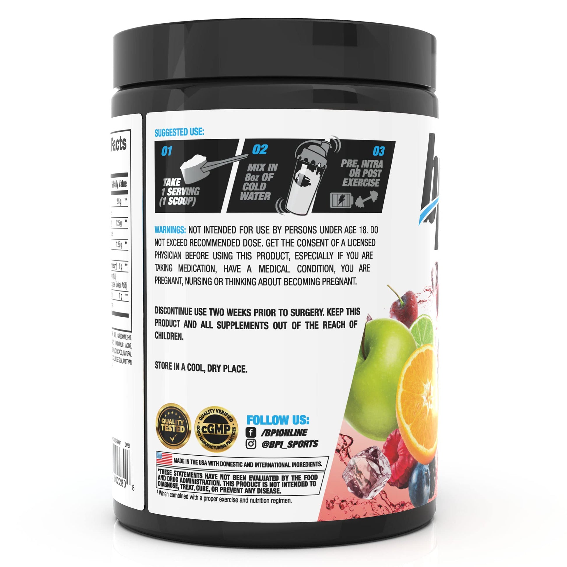 BPI Sports Best Aminos - BCAA Powder Post Workout & Glutamine Recovery Drink BPI Sports buy supplements canada