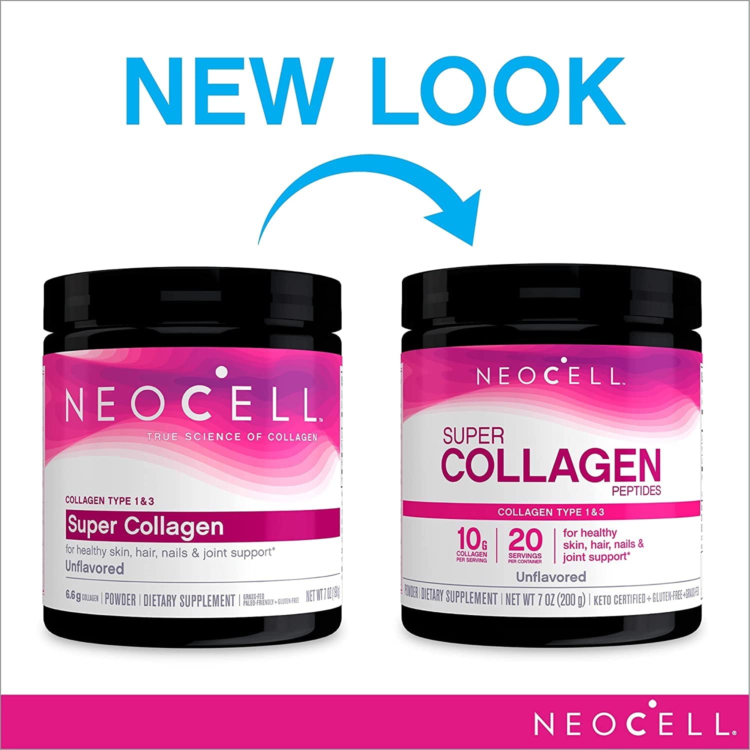 Neocell, Super Collagen, Type 1 & 3, 7 oz (198 g) Neocell buy supplements canada
