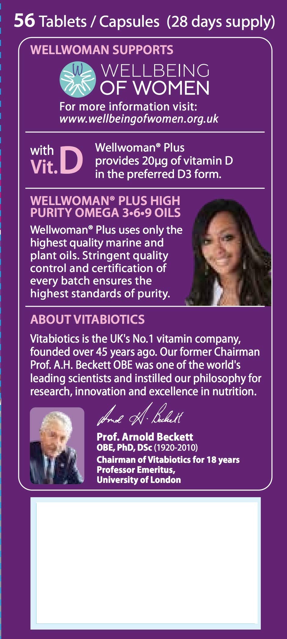 Vitabiotics Wellwoman Plus Omega 3 6 9 - 56 Tablets/Capsules Vitabiotics buy supplements canada