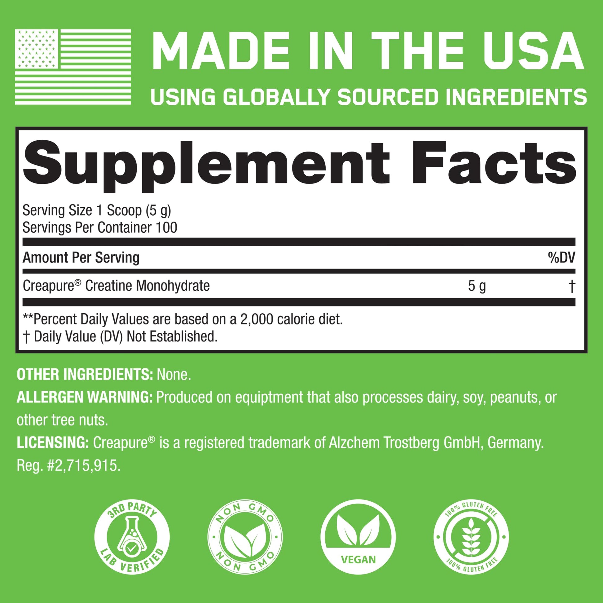 SteelFit Creapure Creatine Monohydrate Powder, Unflavored - German Micronized Creatine Powder for Men & Women - Gym Workout Nutritional Supplements for Muscle Gain SteelFit buy supplements canada