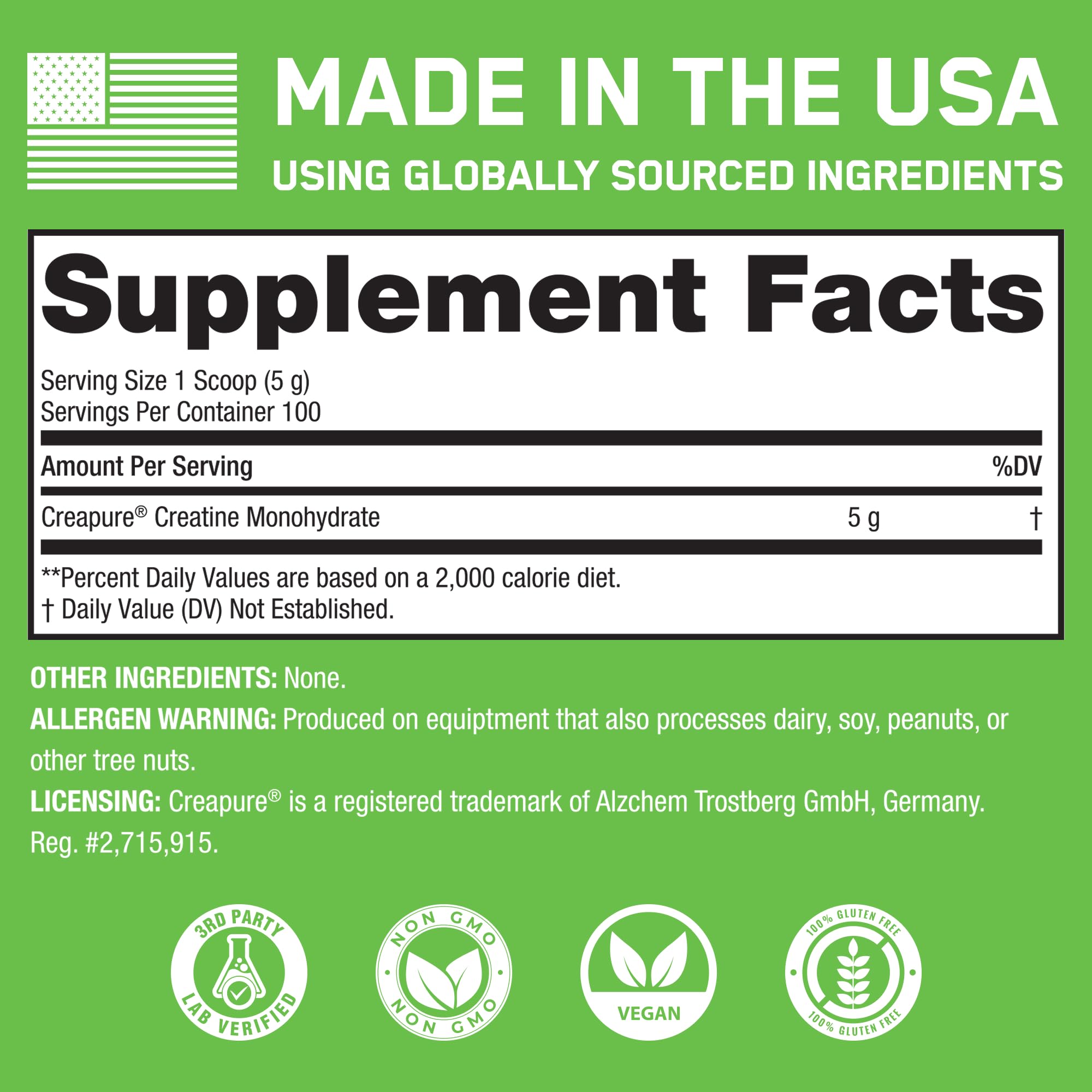 SteelFit Creapure Creatine Monohydrate Powder, Unflavored - German Micronized Creatine Powder for Men & Women - Gym Workout Nutritional Supplements for Muscle Gain SteelFit buy supplements canada