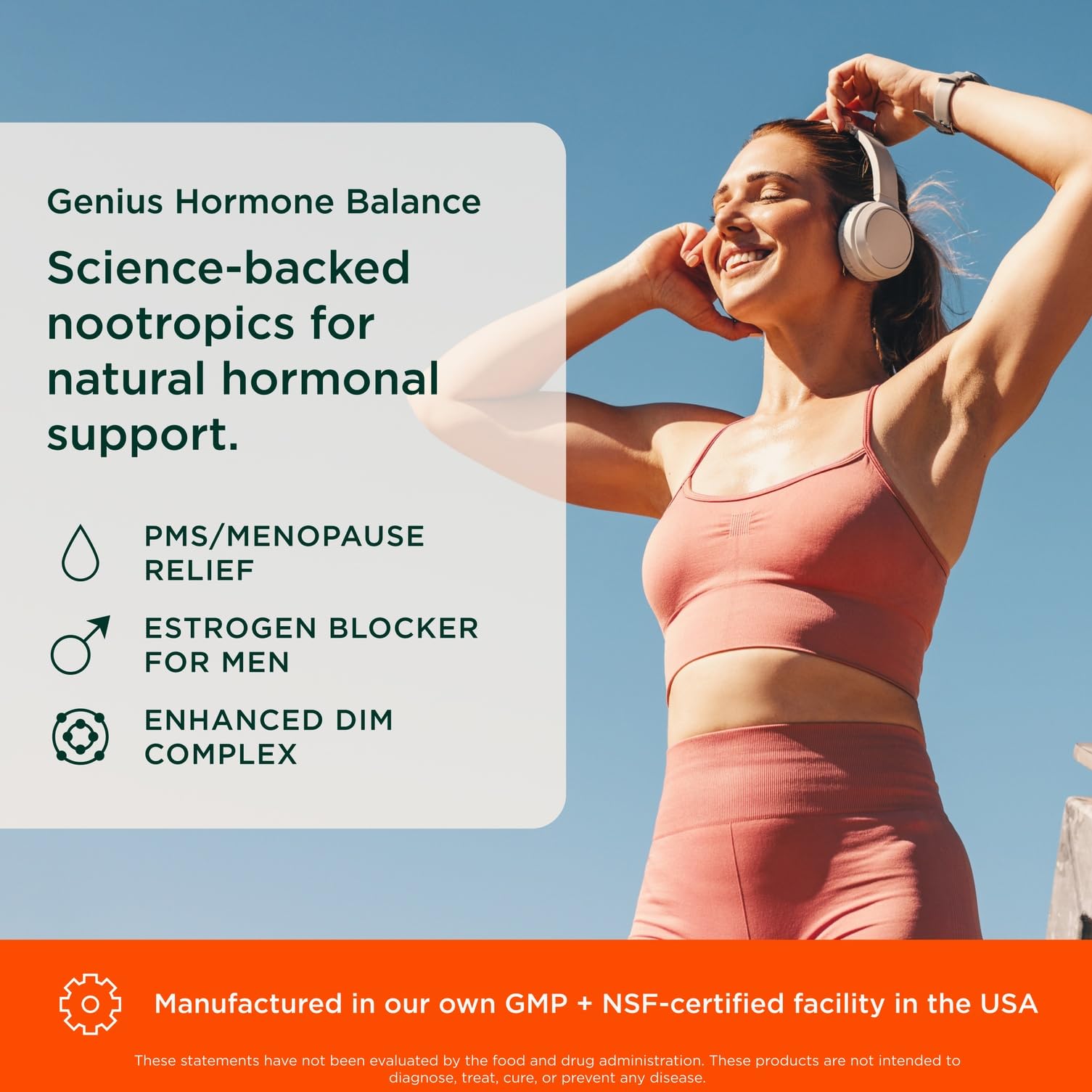 Genius Estrogen Balance, Dim Supplement - Blocker for Men & Women - Hormones, Hormonal Acne & Menopause - Aromatase Inhibitor with Grape Seed Extract & BioPerine - 30 Capsules The Genius Brand buy supplements canada