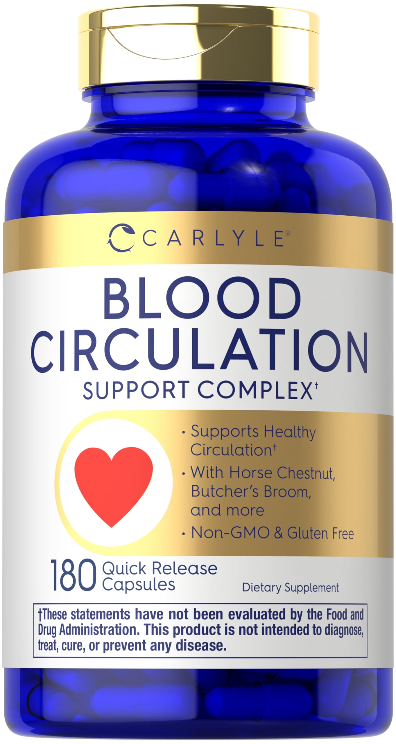 Carlyle Blood Circulation Supplement | 180 Capsules | Supports Healthy Circulation | Non-GMO, Gluten Free Carlyle buy supplements canada
