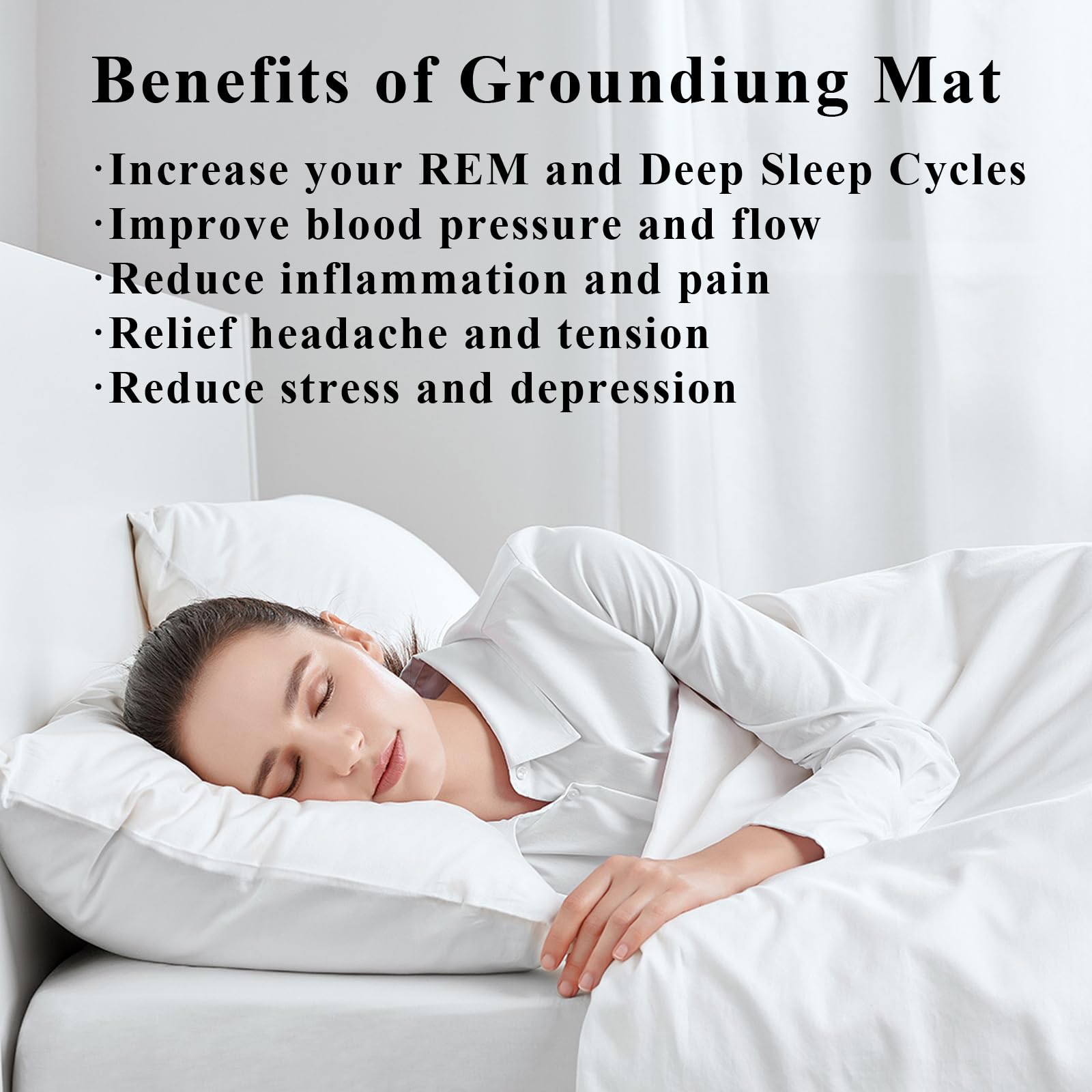 EOHELGRO Grounding Mat, Earth Grounding Mat for Sleeping, Earth Mat Grounding Pad for Energy EOHELGRO buy supplements canada