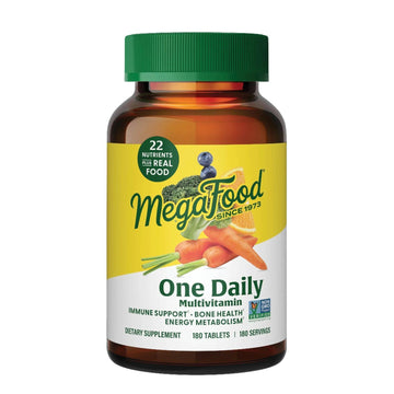 MegaFood One Daily Multivitamin for Women and Men, Immune Support Supplement with Real Food, Vitamin C & Vitamin B, Bone Health MegaFood buy supplements canada